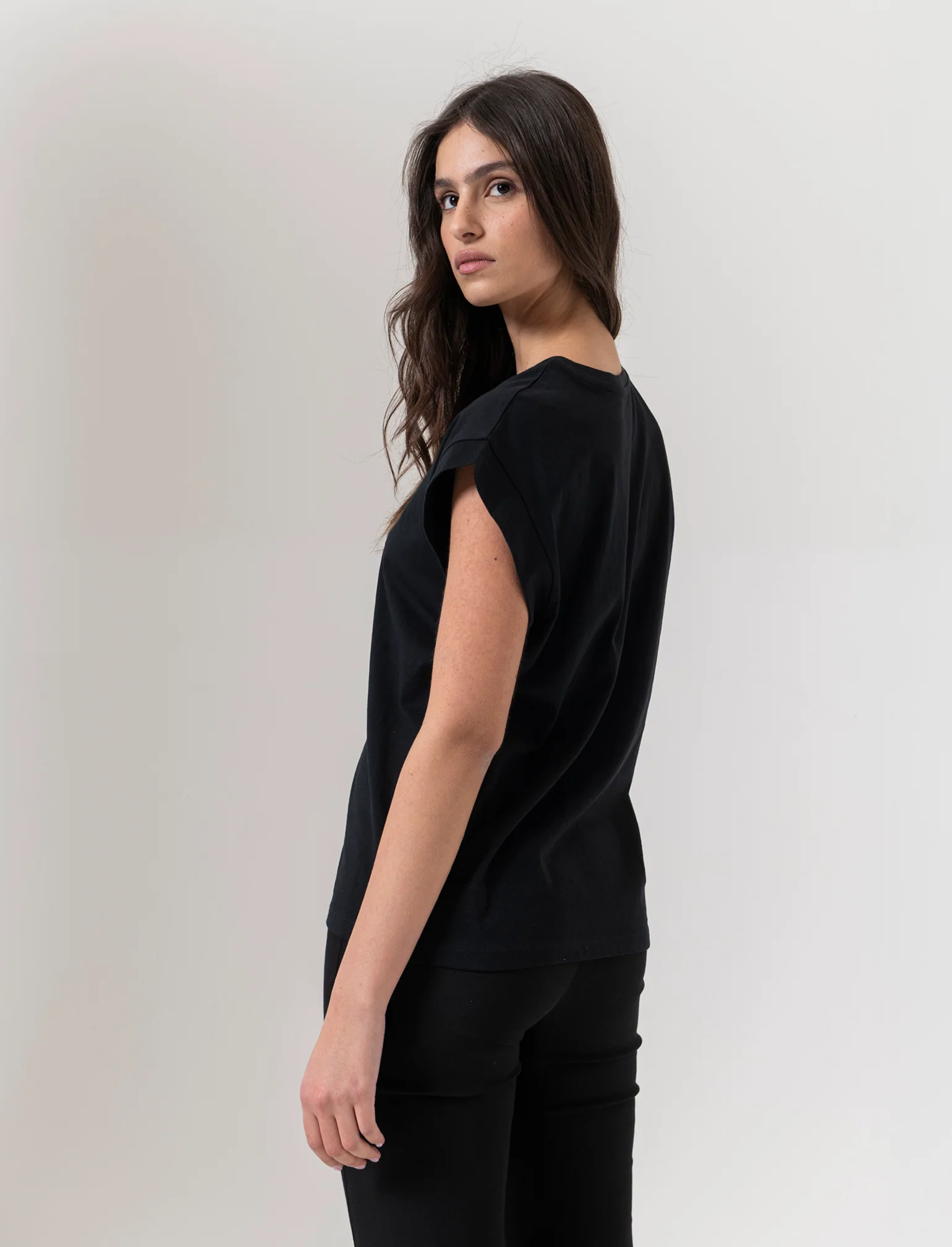 T-shirt con stampa e paillettes da donna - var 2 - Image 4