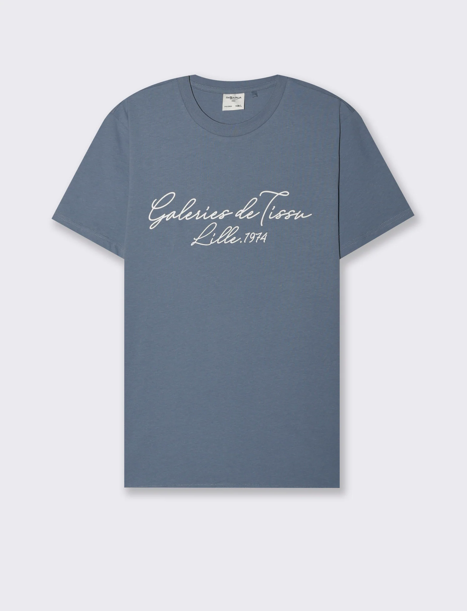 T-shirt con stampa effetto ricamo da uomo - CARTA DA ZUCCHERO - Image 4