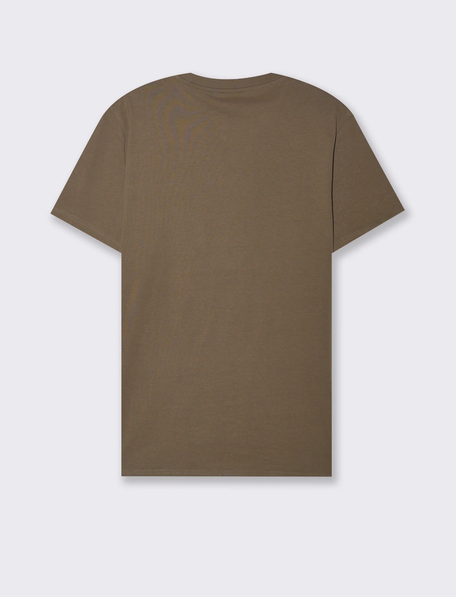 T-shirt con stampa effetto ricamo da uomo - Grigio fango - Image 2