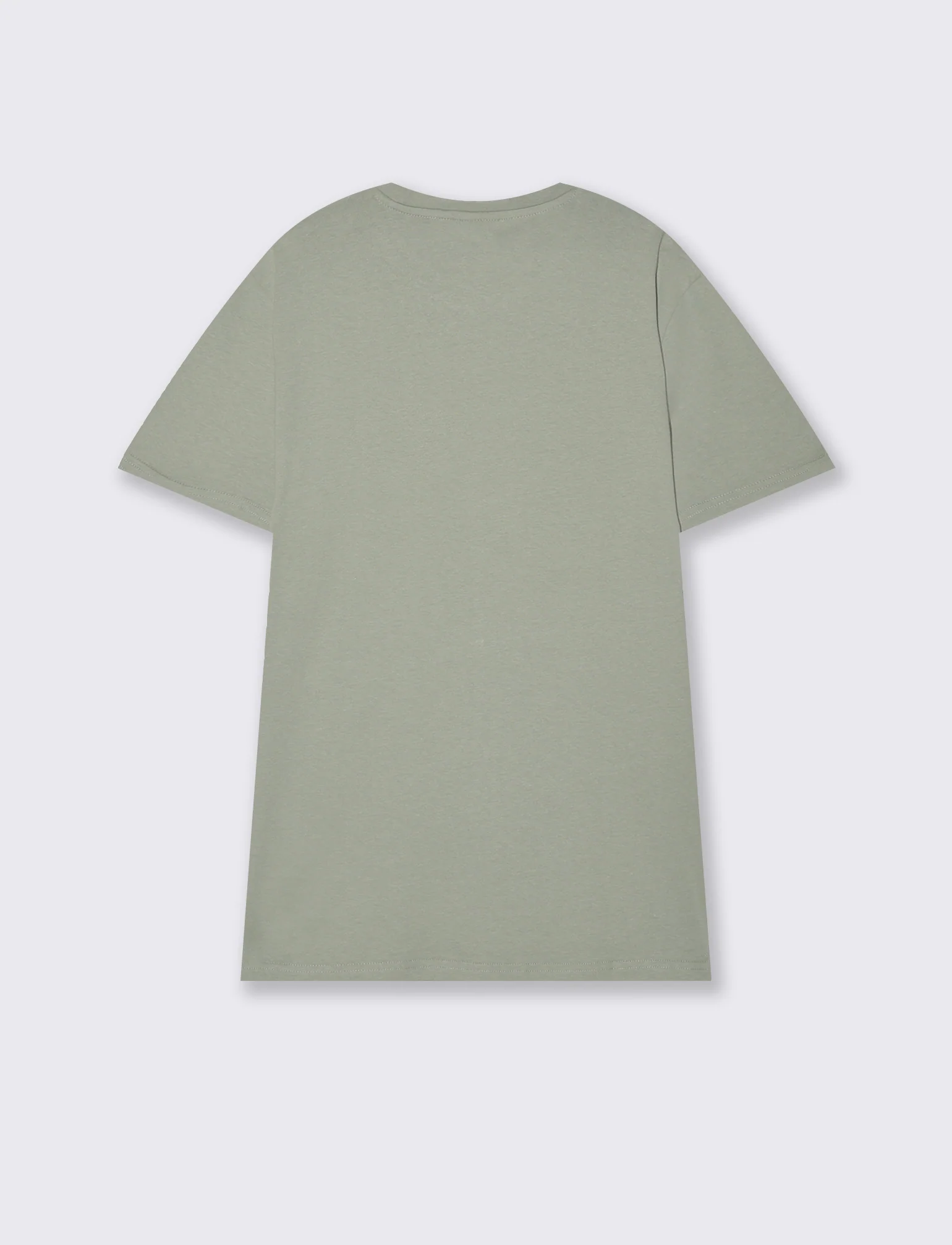 T-shirt con stampa effetto ricamo da uomo - Verde - Image 2