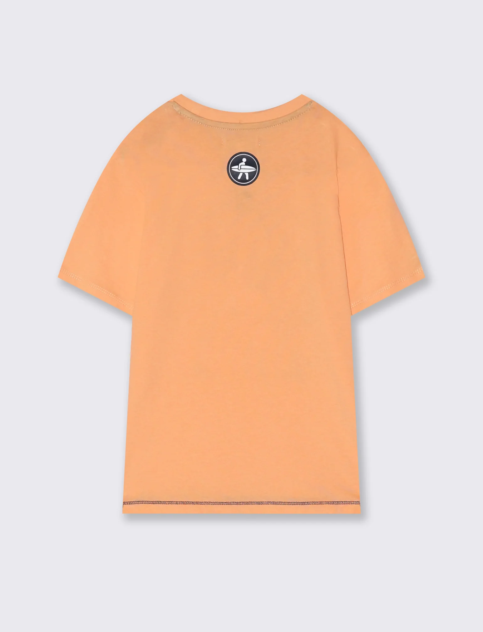 T-shirt con stampa frontale trendy e casual - Pesca - Image 2