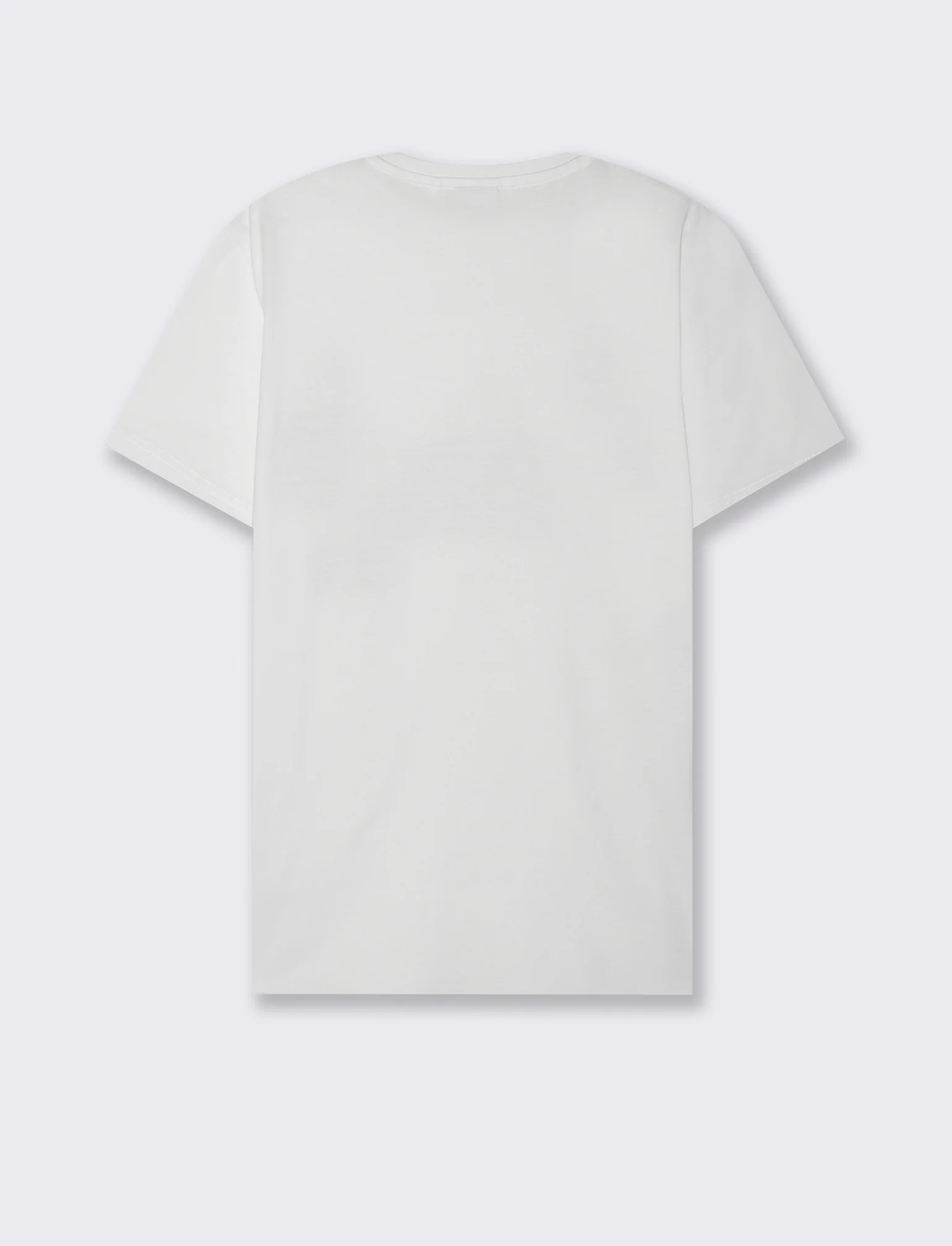T-SHIRT CON STAMPA IN COTONE REGULAR FIT - Bianco - Image 3