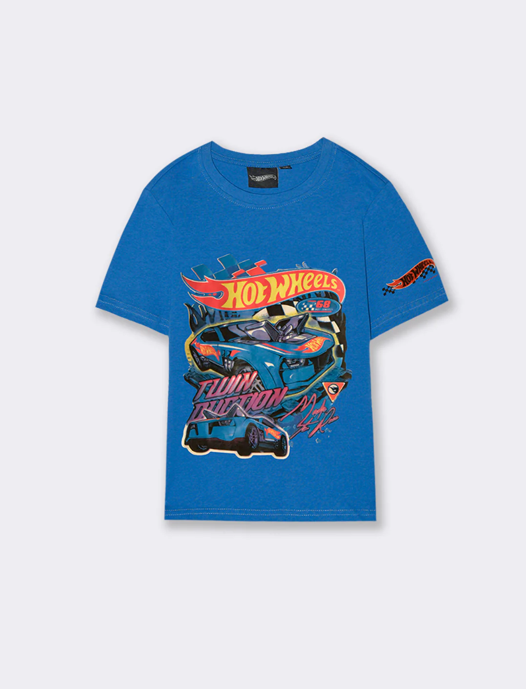 T-shirt con stampa Mattel Hot Wheels da bambino - Fantasia
