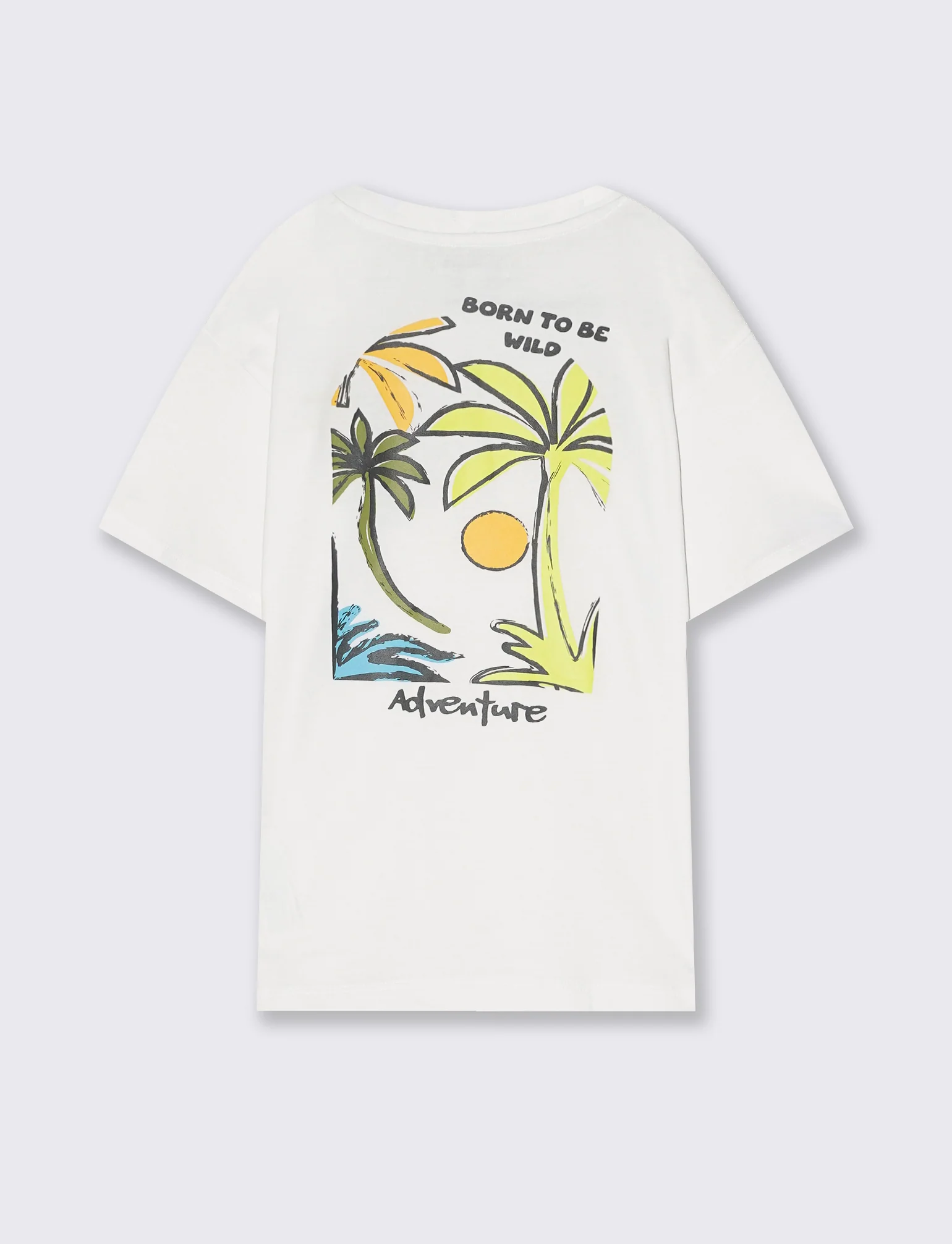 T-shirt con stampa per ogni occasione - Bianco - Image 2