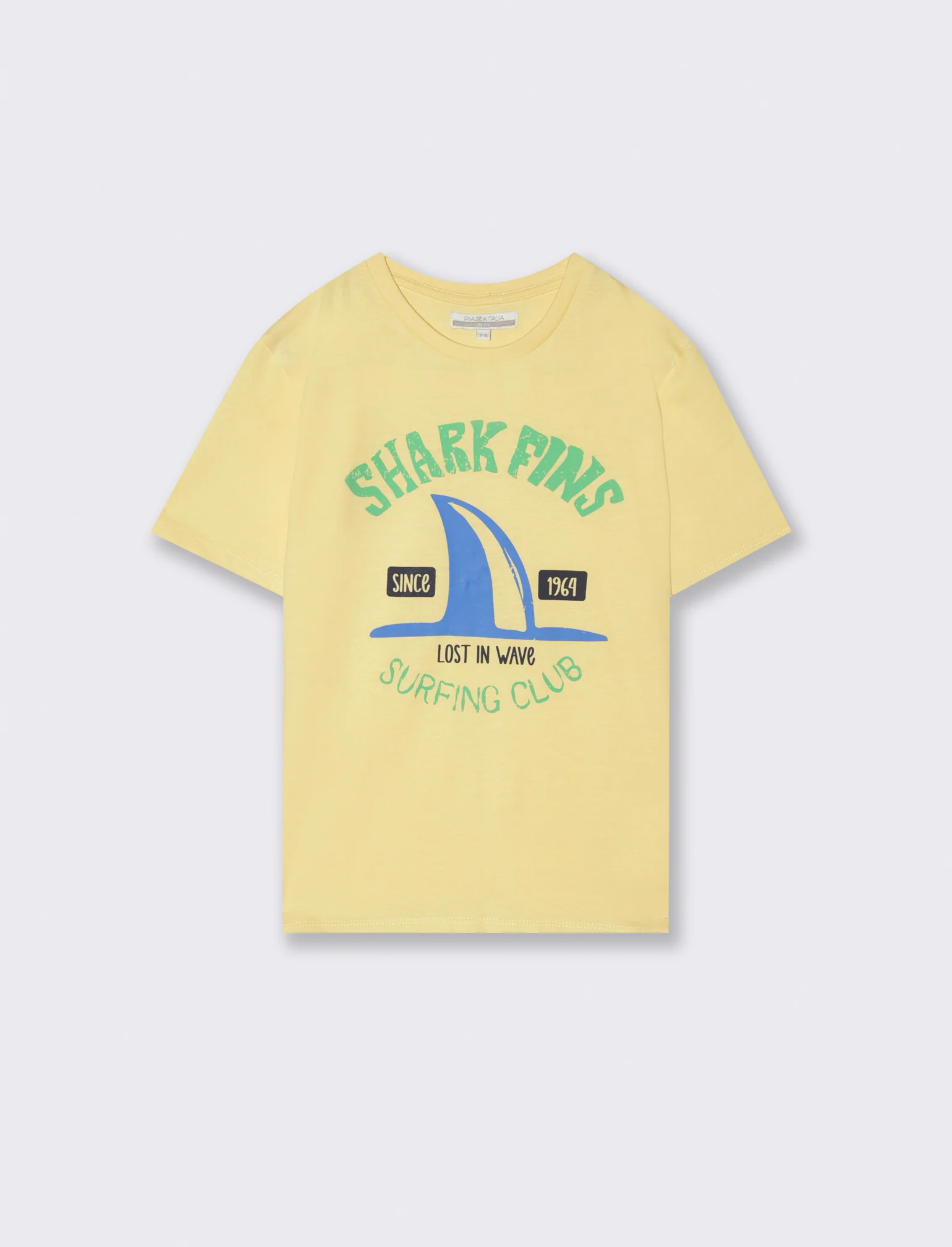T-shirt con stampa summer da bambino - Giallo
