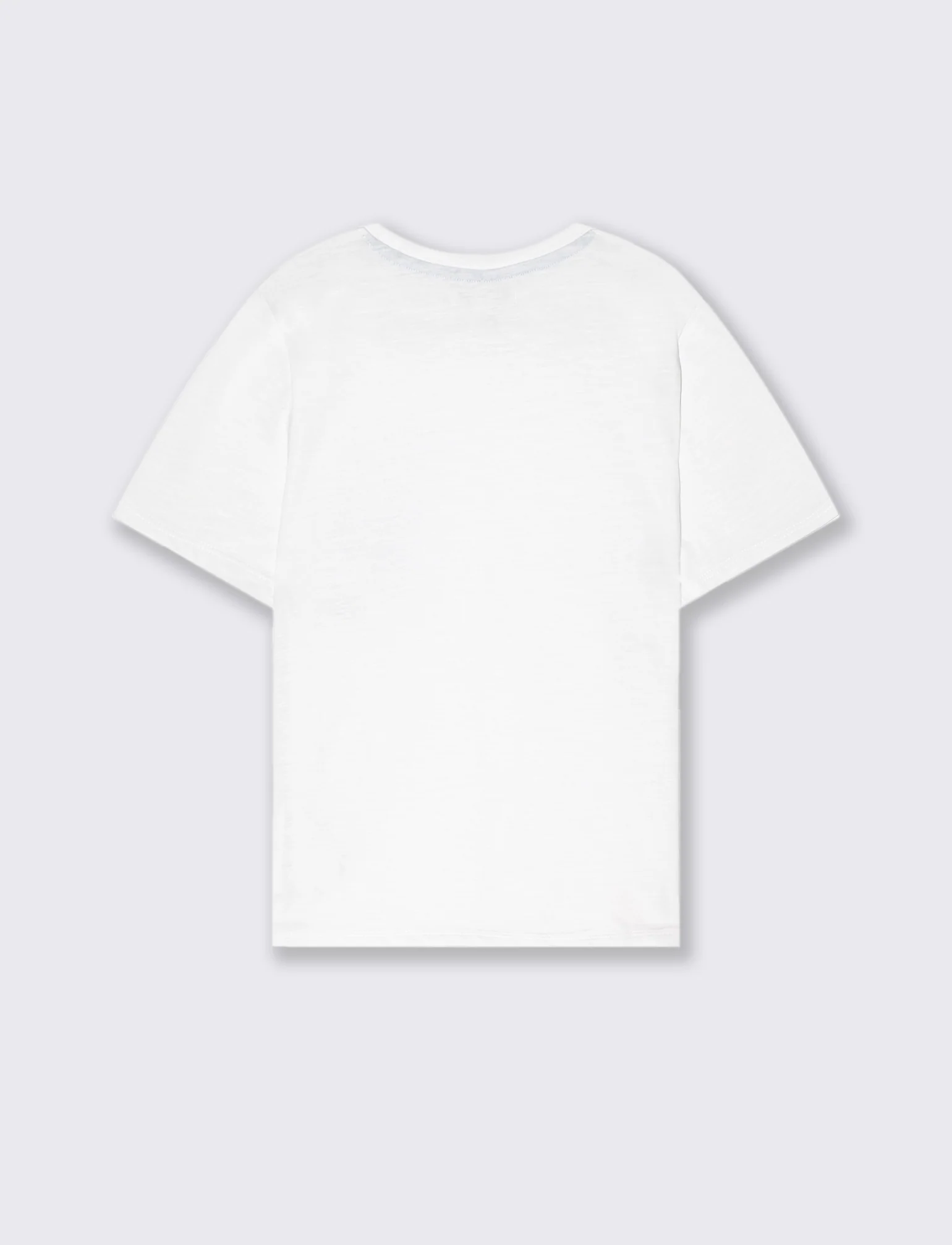 T-shirt con tasca da bambino - Bianco - Image 4