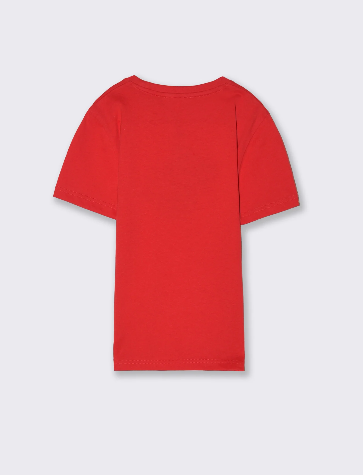T-shirt con taschino da bambino - Rosso - Image 2
