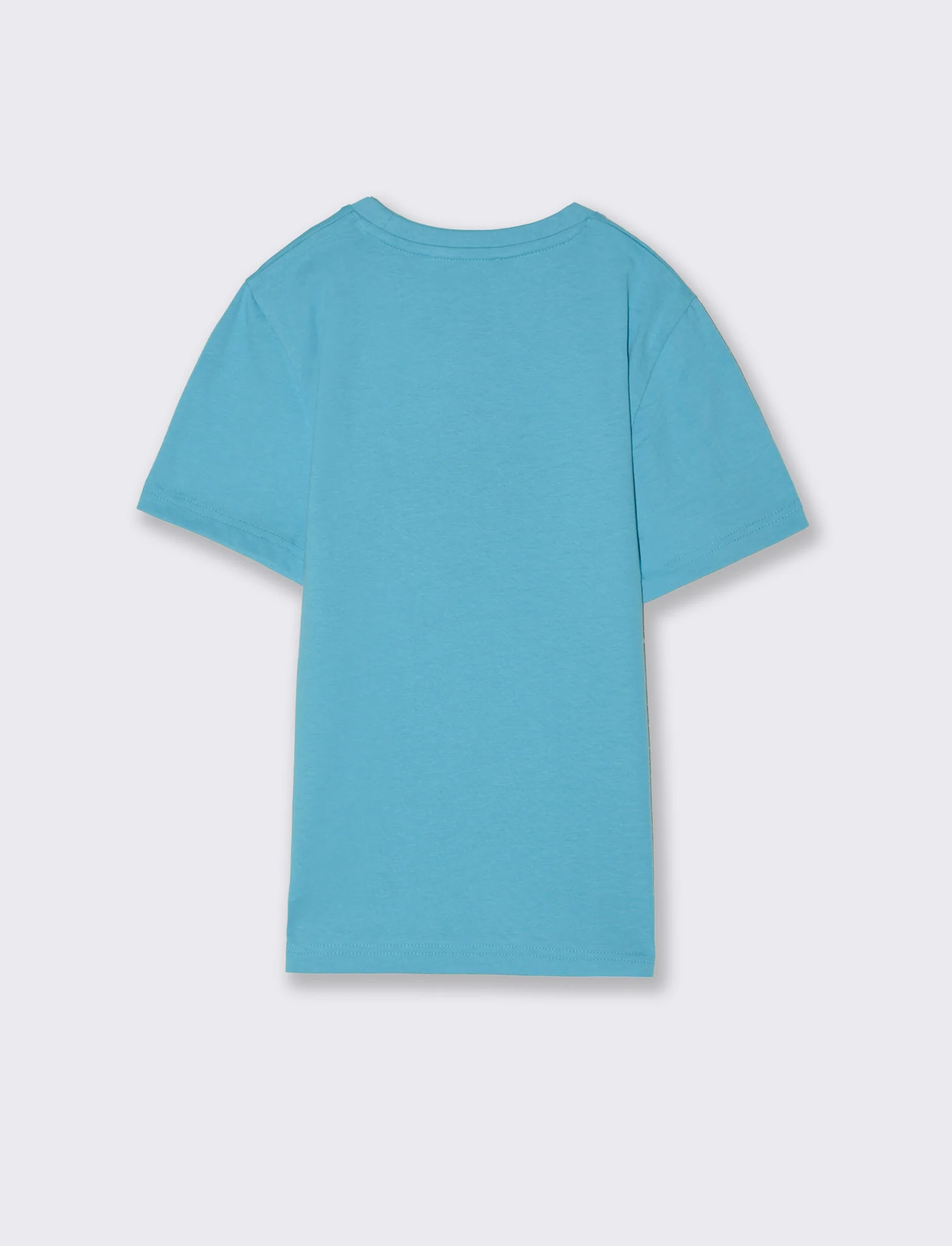 T-shirt con taschino da bambino - Turchese - Image 2