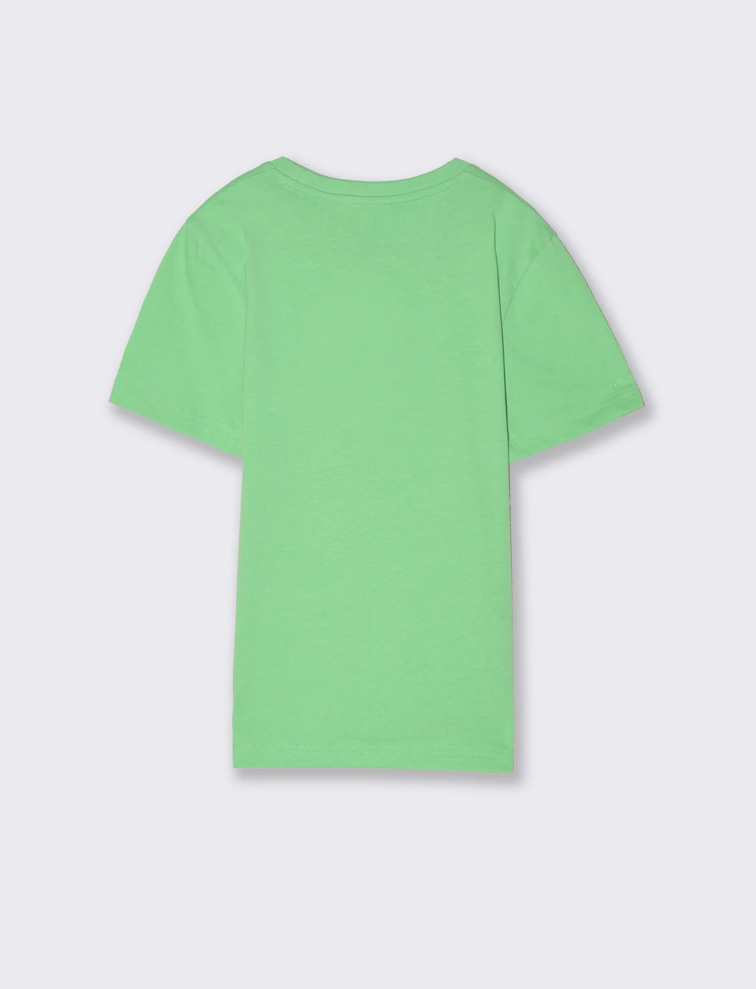 T-shirt con taschino da bambino - Verde salvia - Image 2