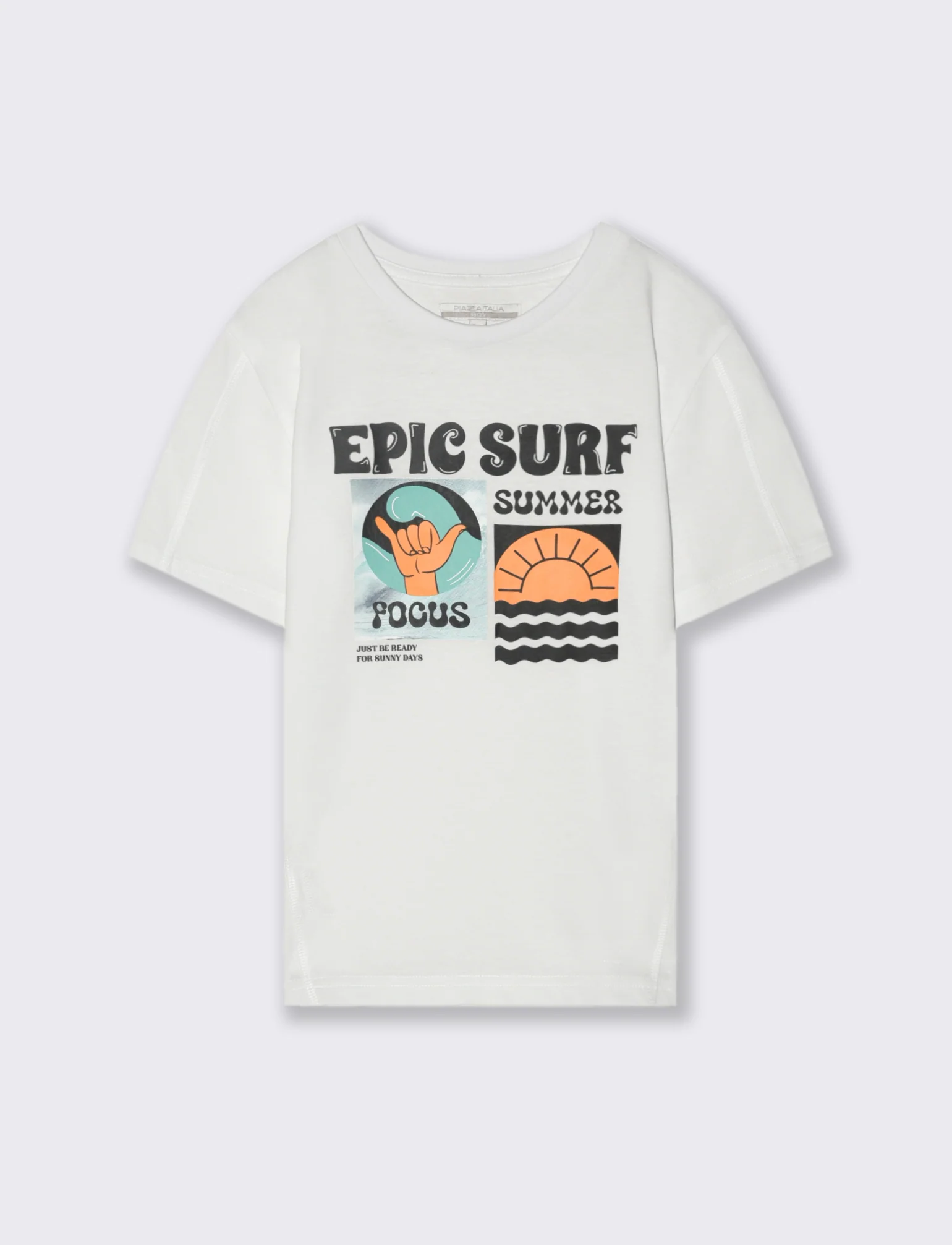 T-shirt coreana da bambino - Bianco - Image 3