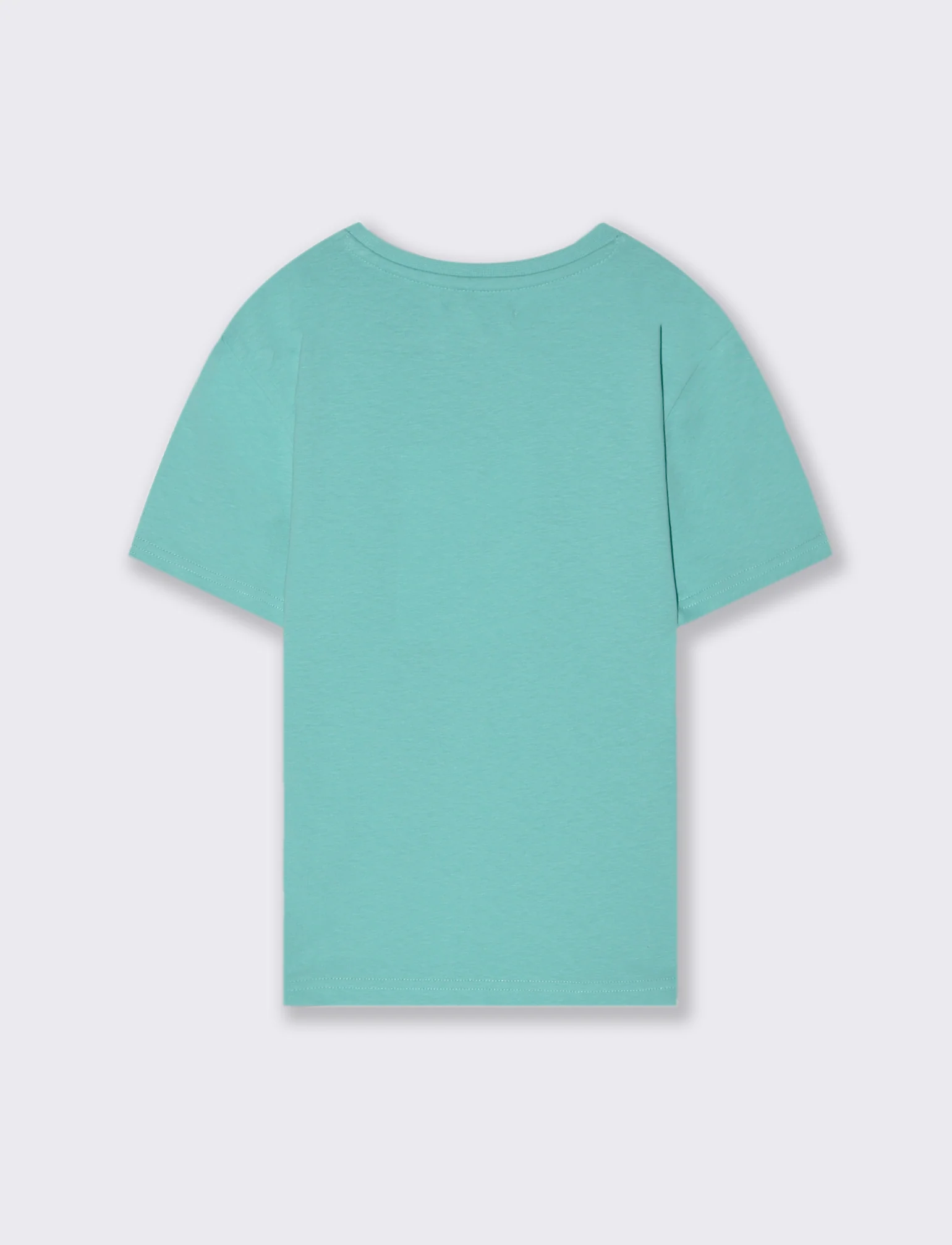 T-shirt coreana da bambino - Verde acqua - Image 2