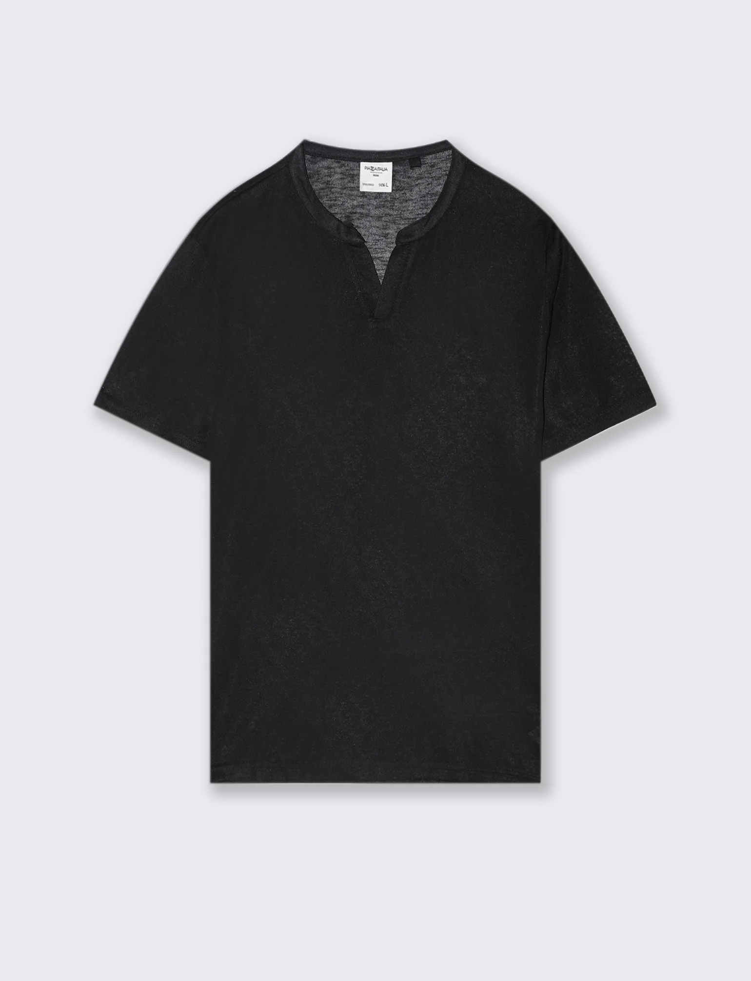 T-shirt coreana derby da uomo - Nero