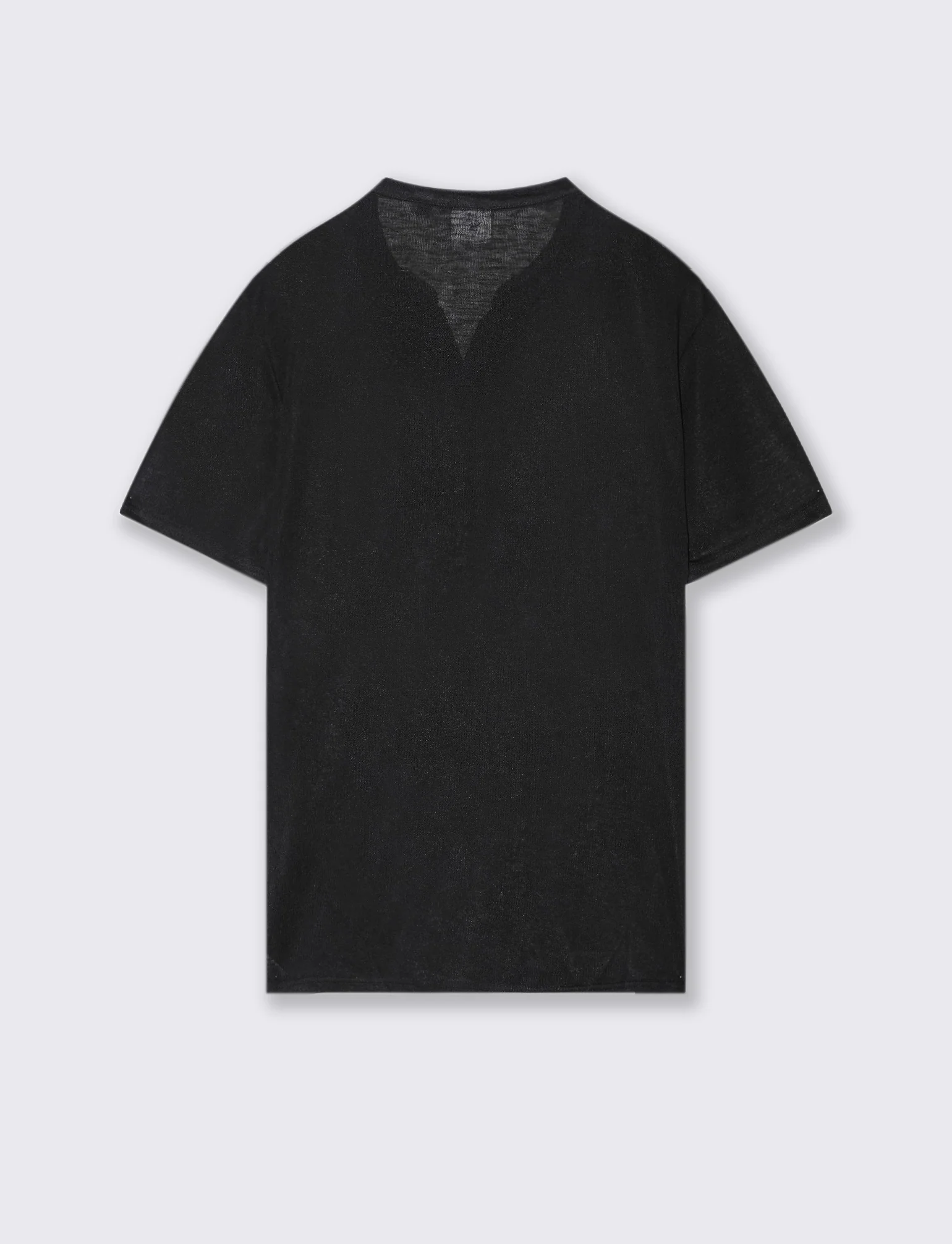 T-shirt coreana derby da uomo - Nero - Image 2