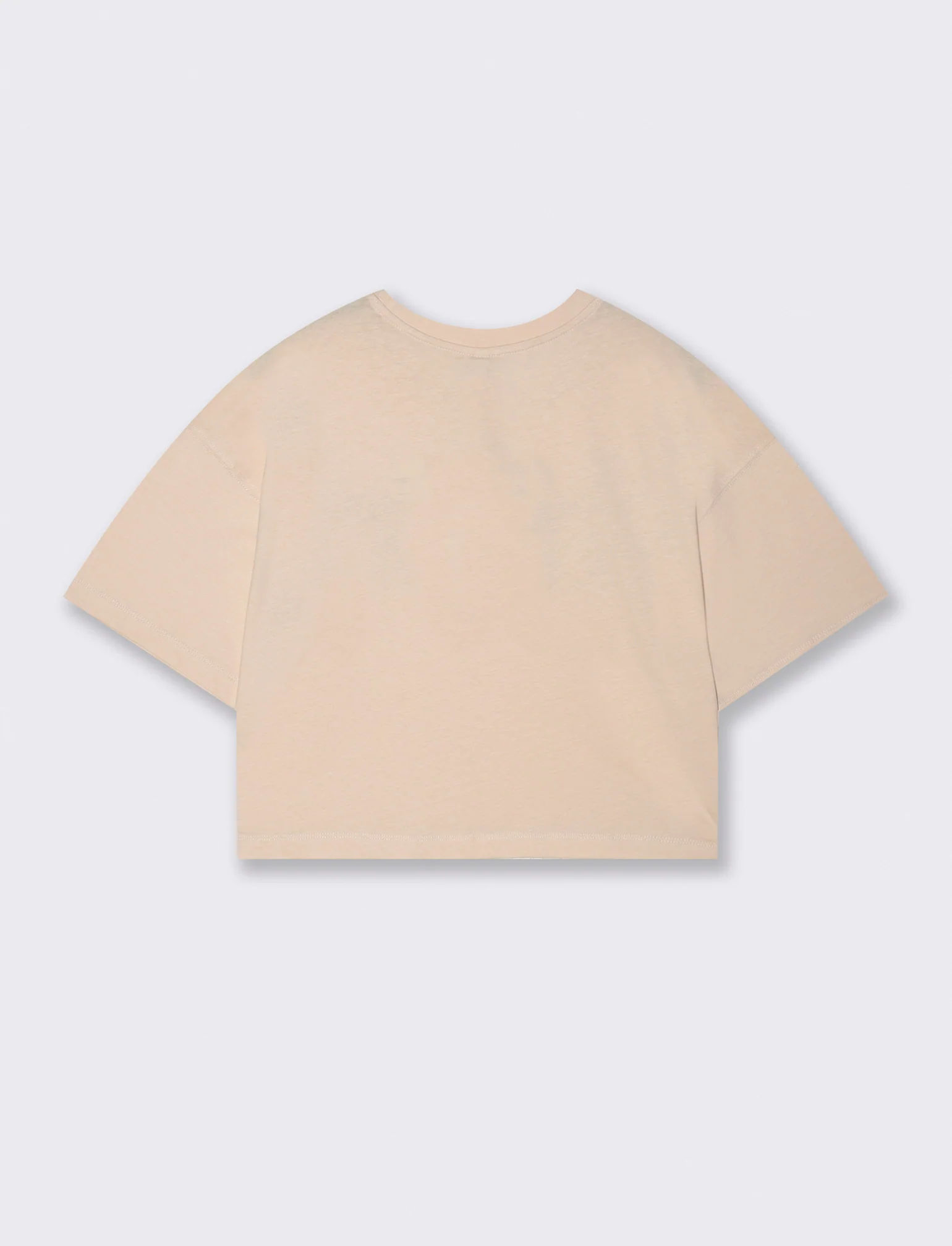 T-shirt Crop con Stampa e Manica Corta - var 1 - Image 2