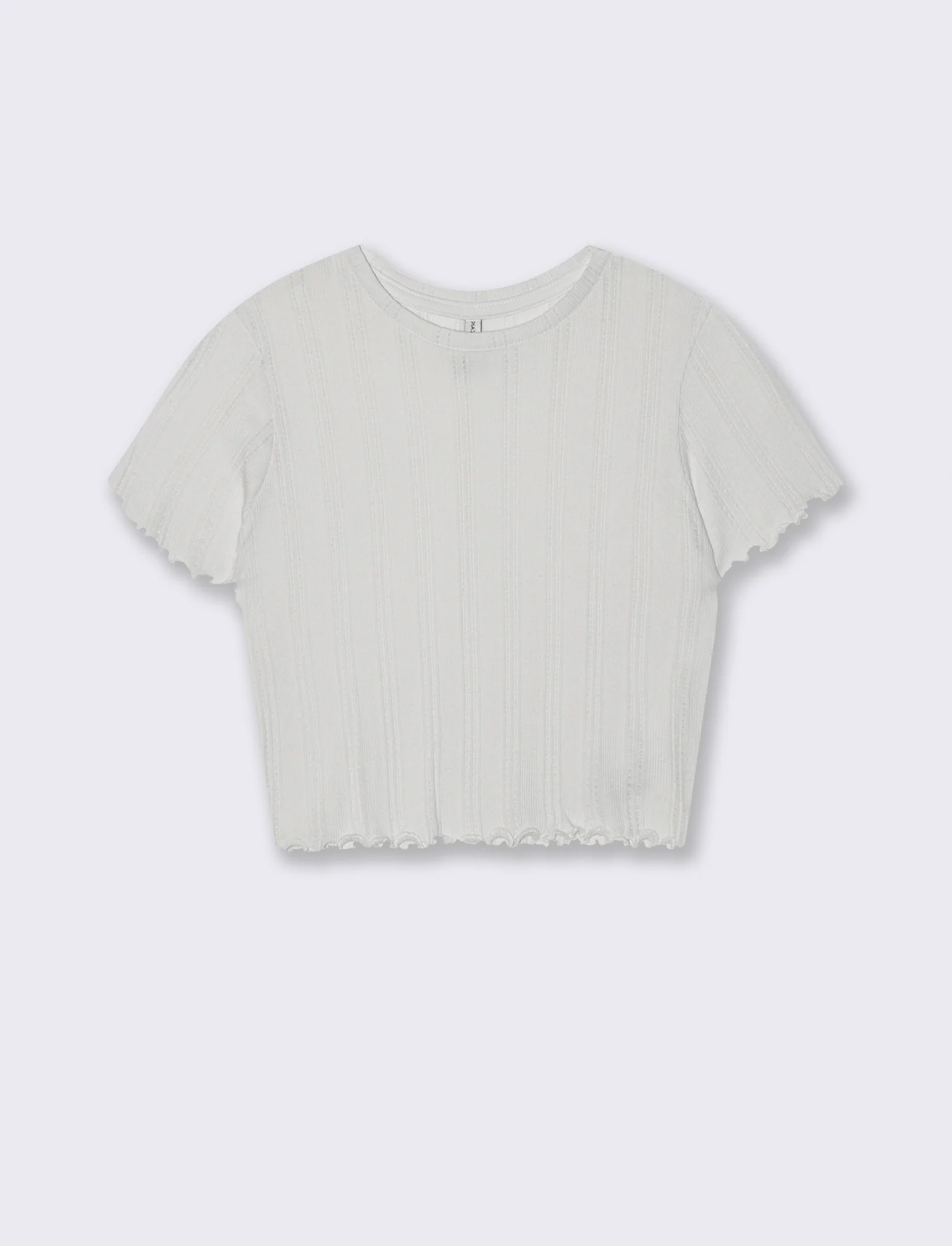 T-shirt crop da donna - Bianco - Image 4