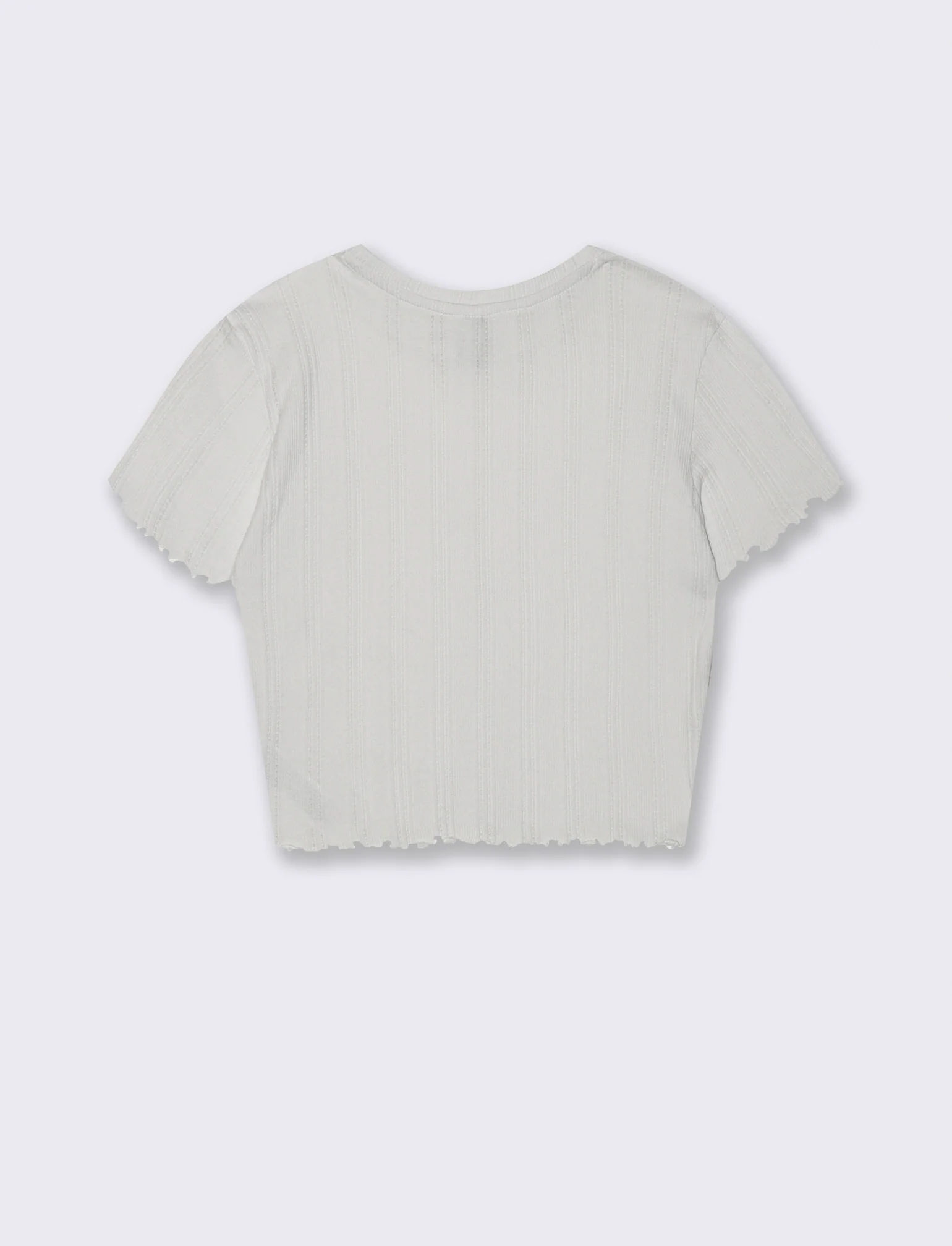 T-shirt crop da donna - Bianco - Image 5