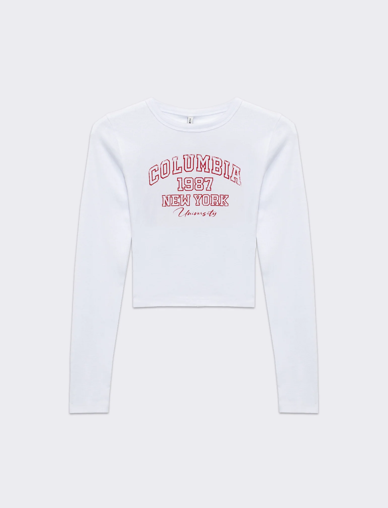 T-shirt crop manica lunga da donna - var 2 - Image 4