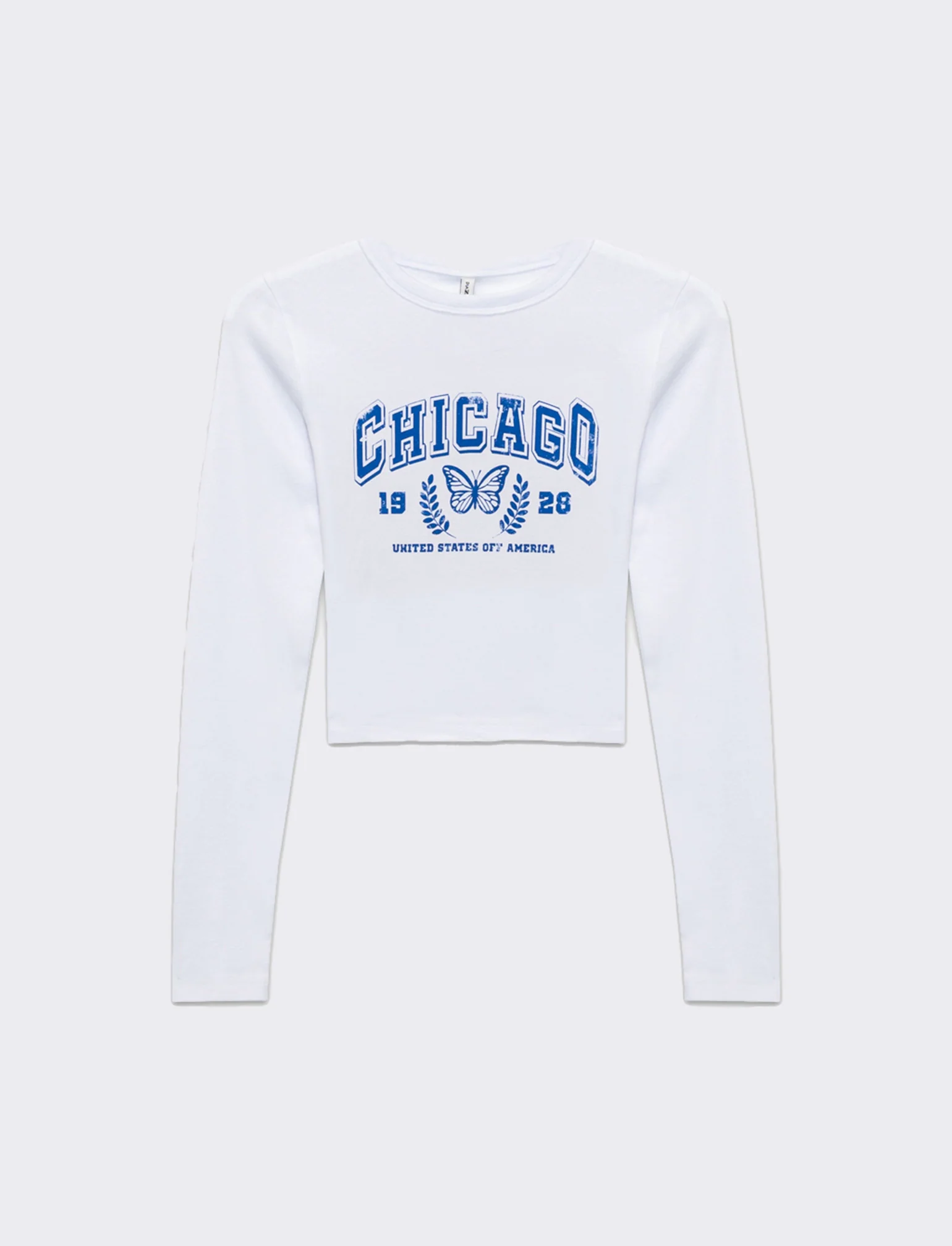 T-shirt crop manica lunga da donna - var 3 - Image 4