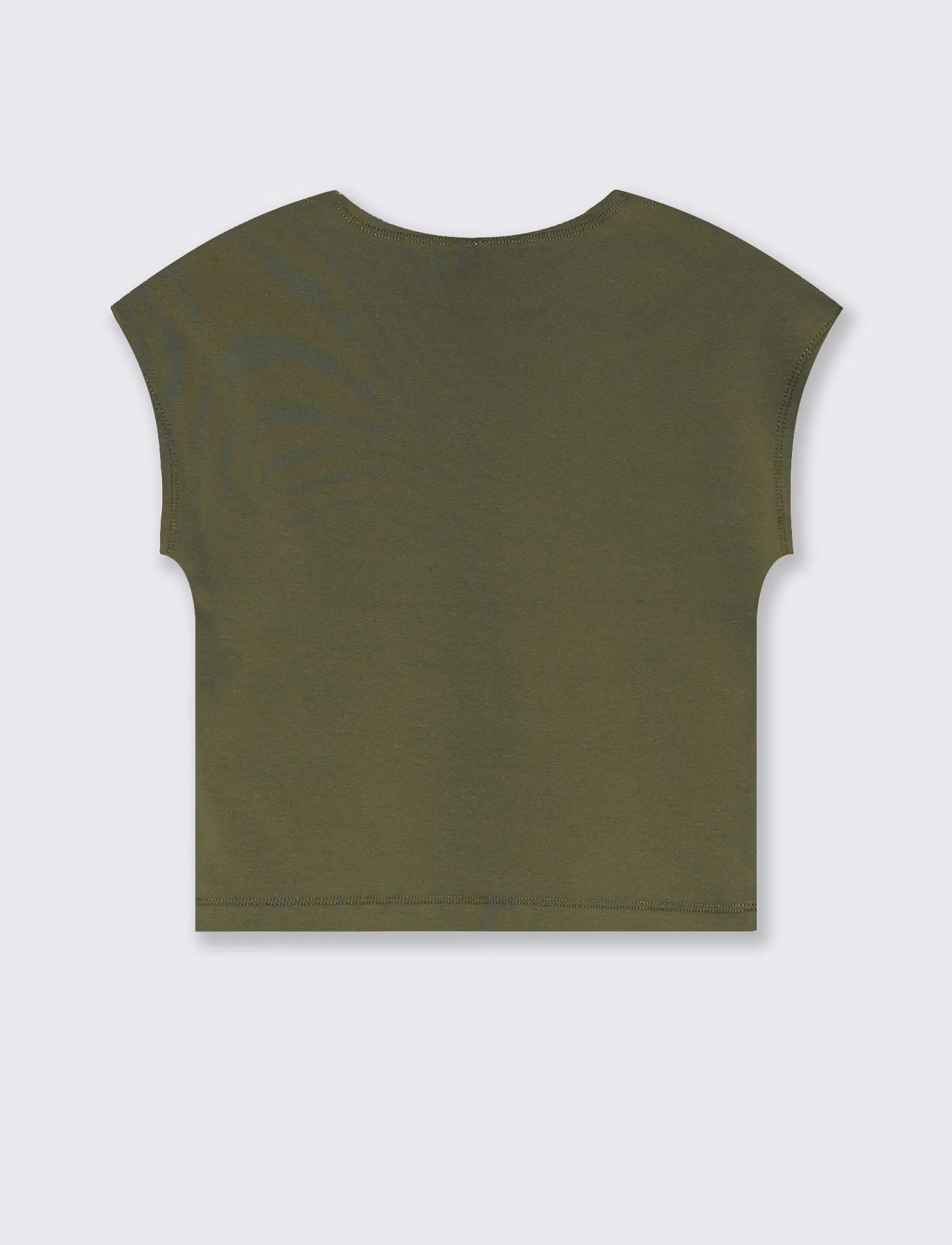T-Shirt Cropped e Basica in Cotone - Ve.milit. - Image 2