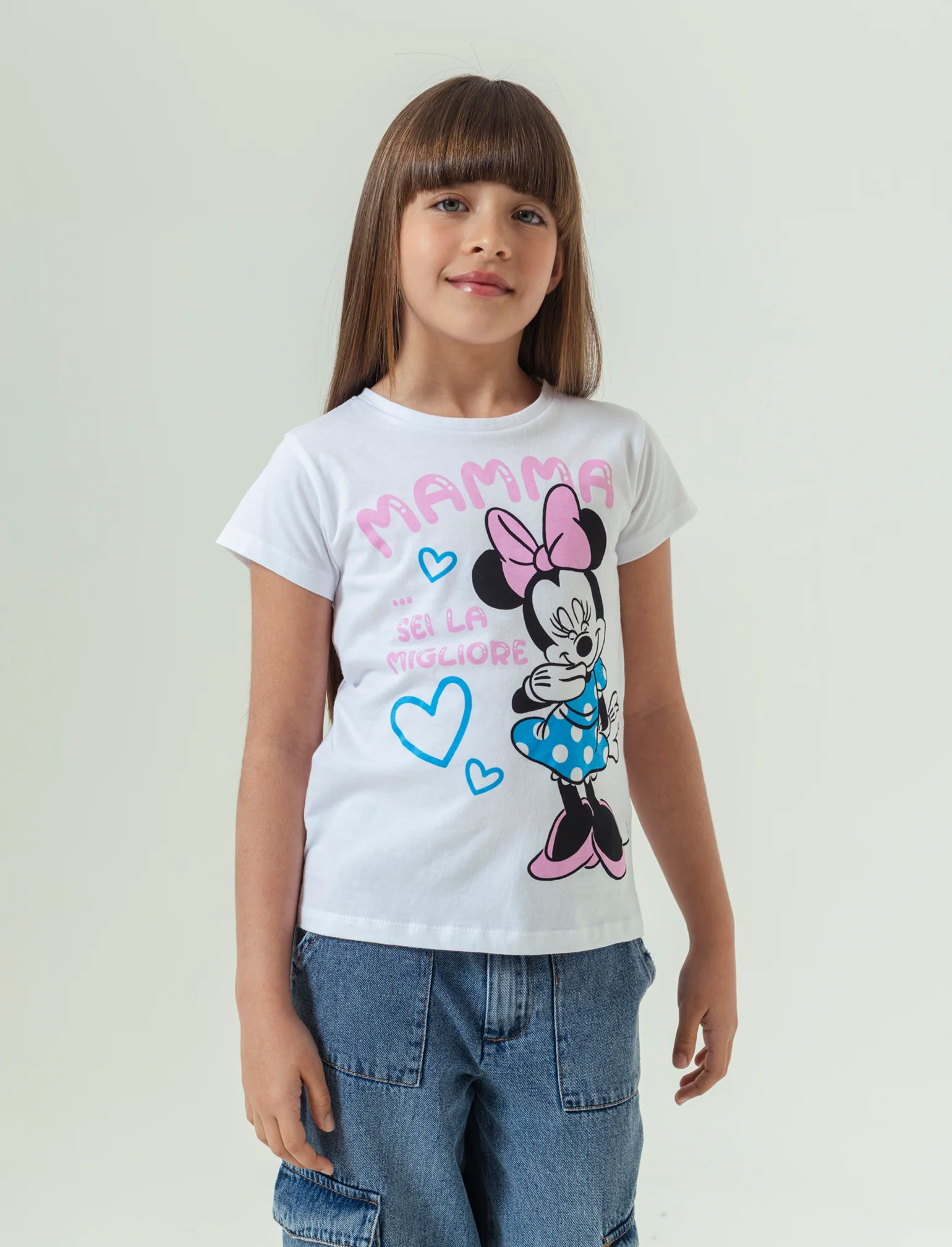 T-shirt Disney Minnie da bambina - Bianco