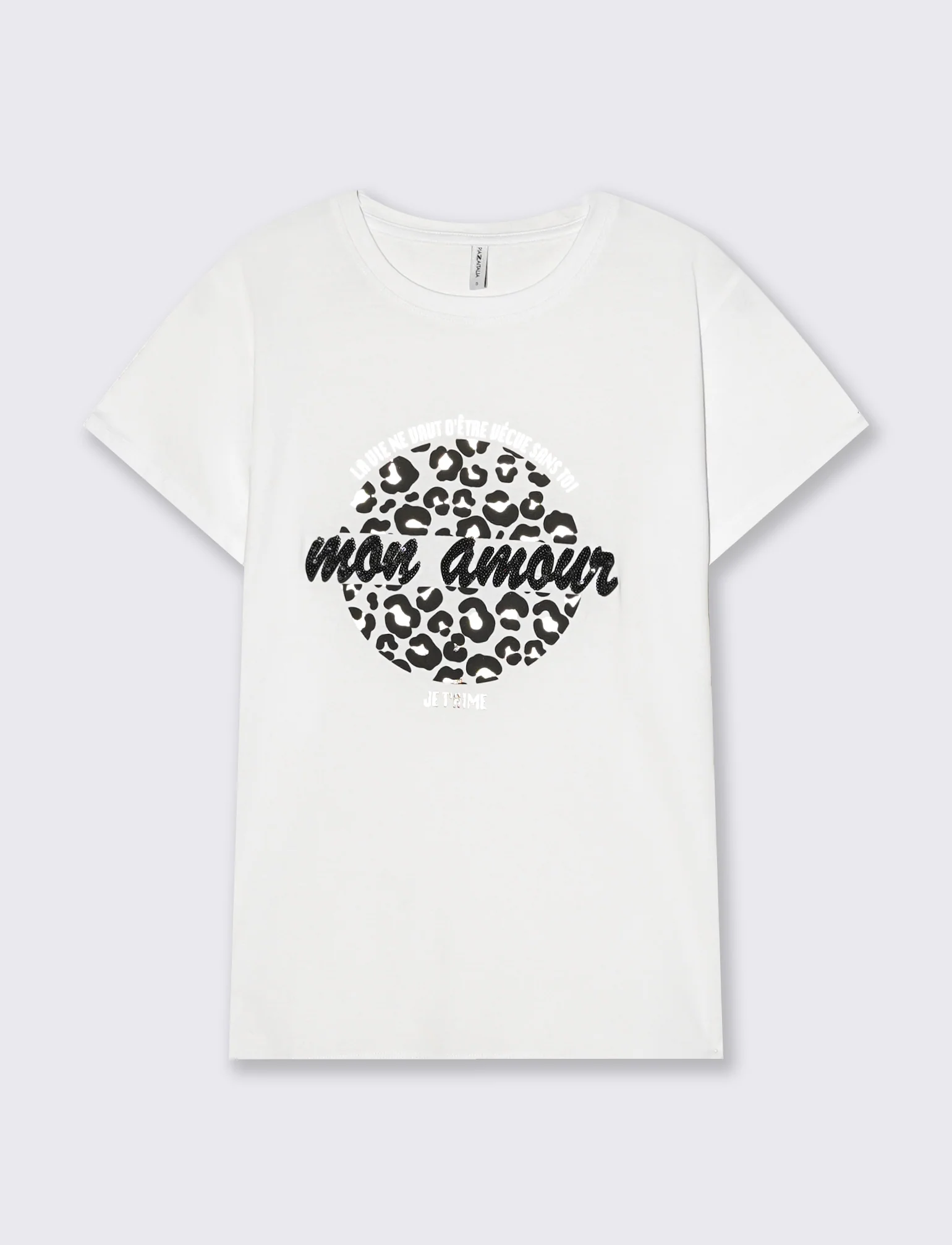 T-Shirt Donna Girocollo con Stampa Regular - var 1