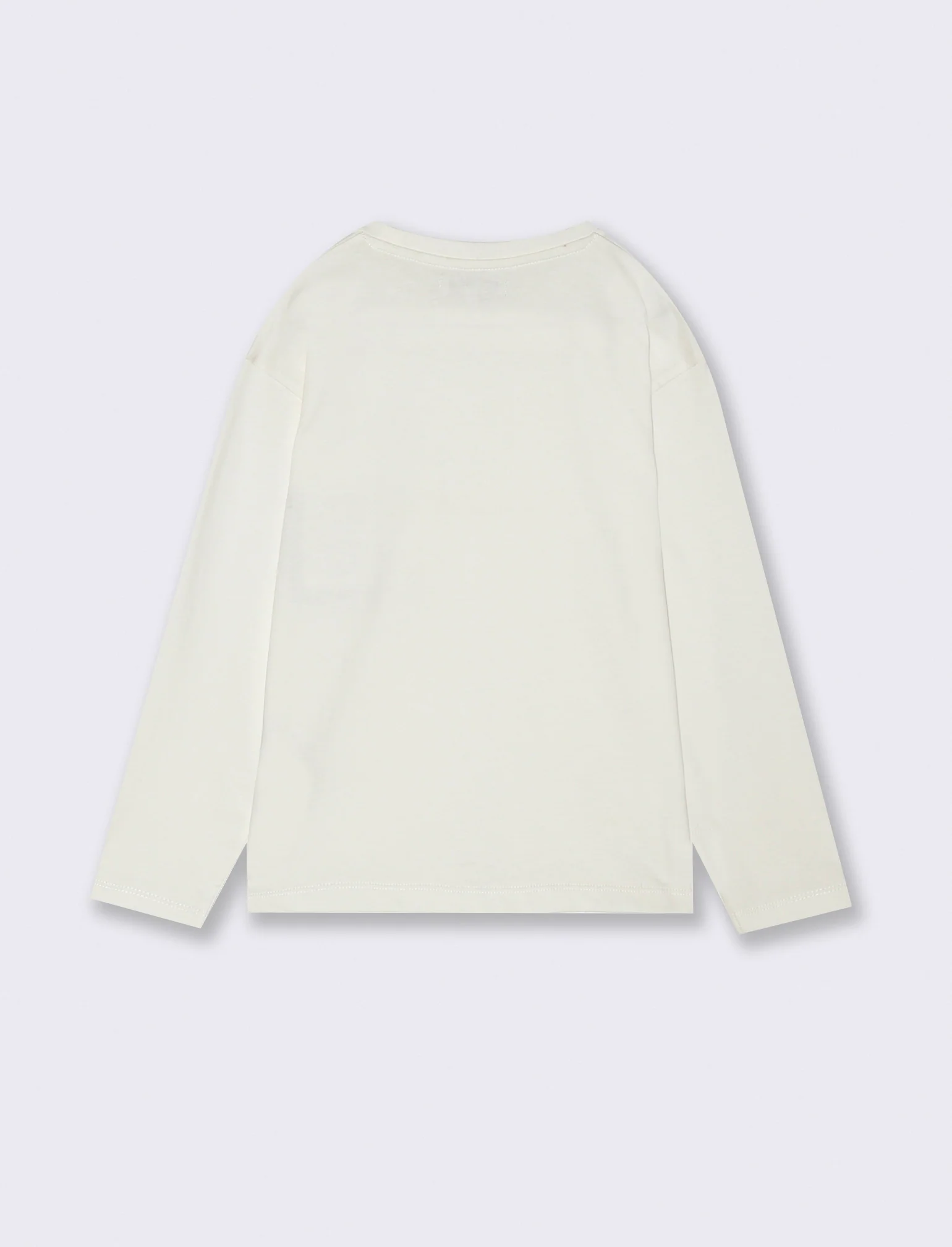 T-shirt DOPPIO TASCHINO - Bianco latte - Image 2
