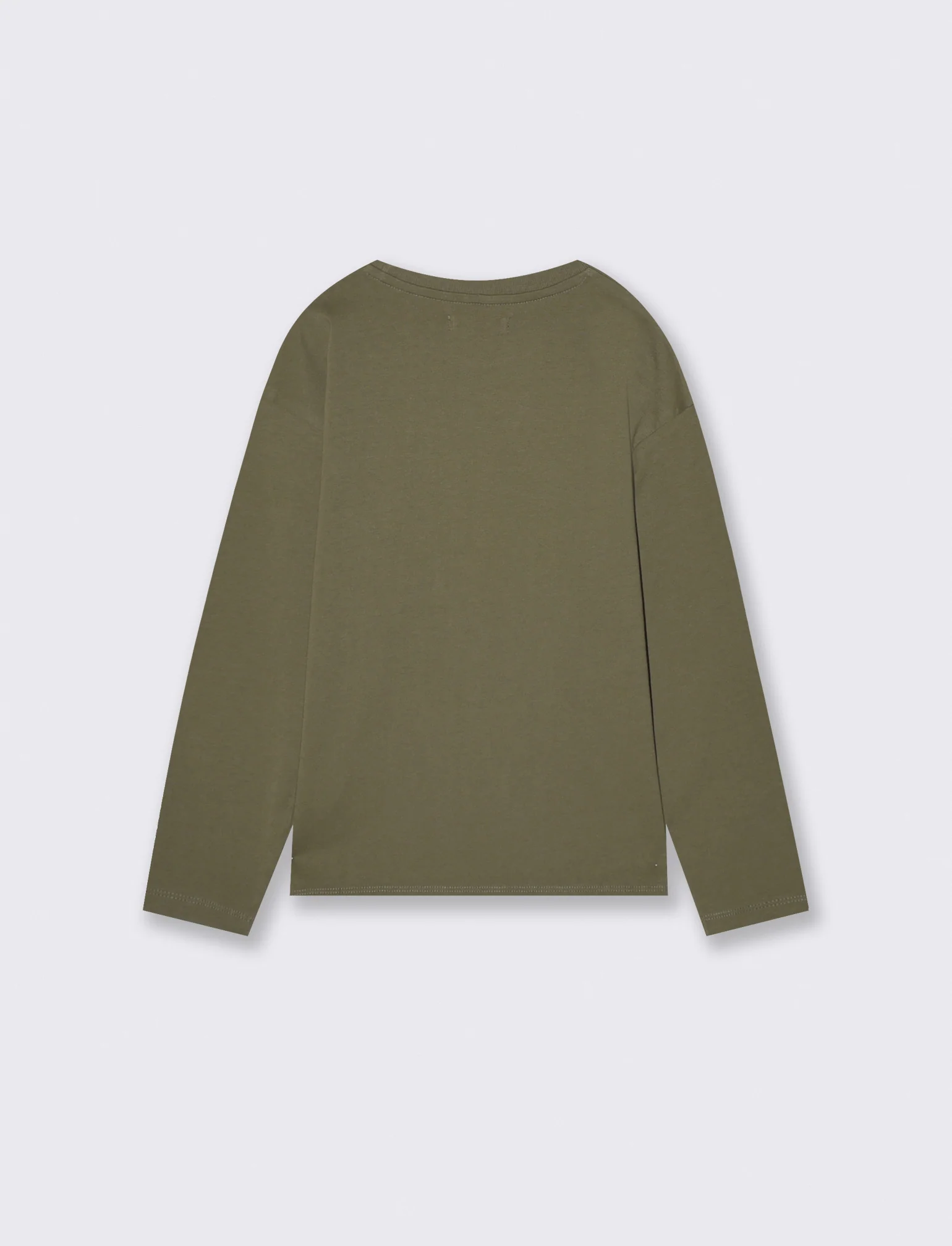 T-shirt Doppio Taschino Cotone Versatile - Verde militare - Image 2