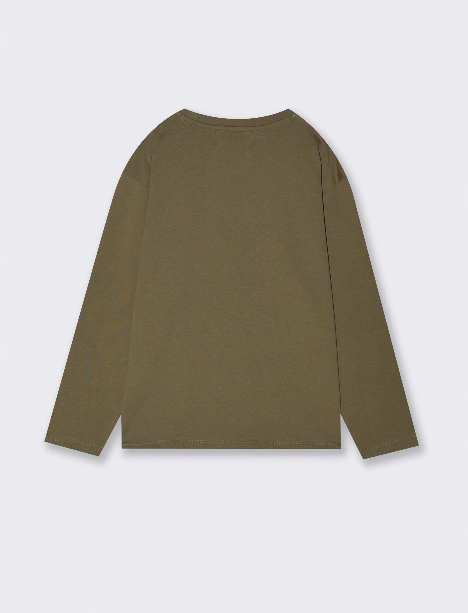 T-shirt DOPPIO TASCHINO - Verde militare - Image 3