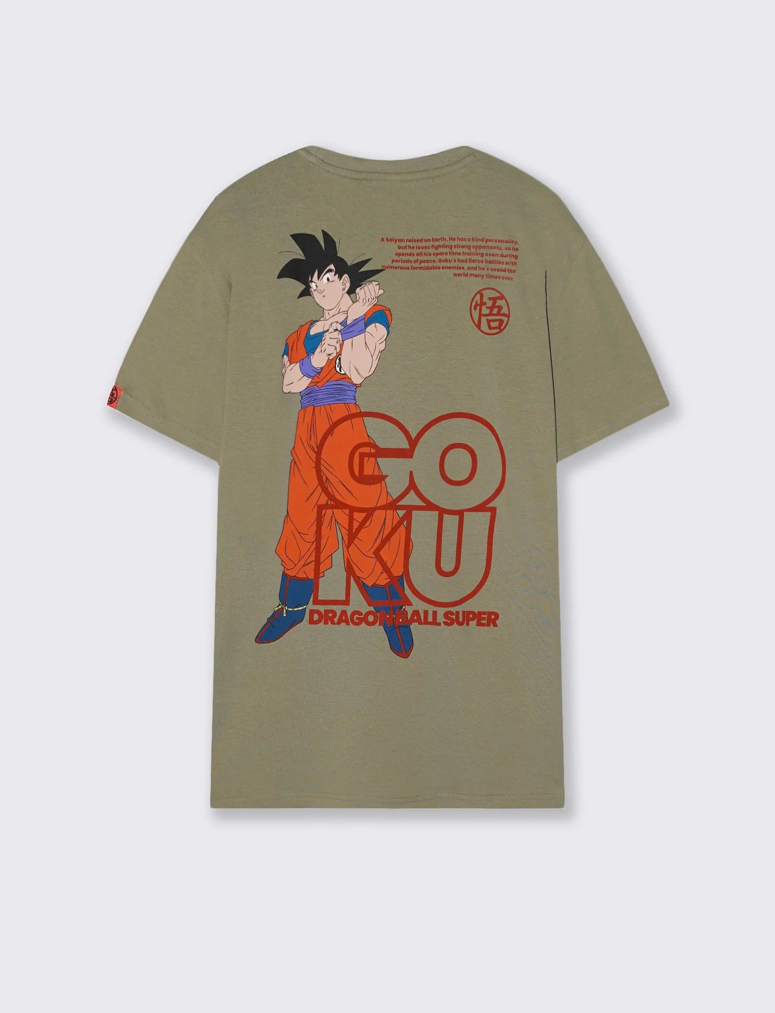 T-shirt Dragon Ball con stampa originale - Verde militare - Image 3