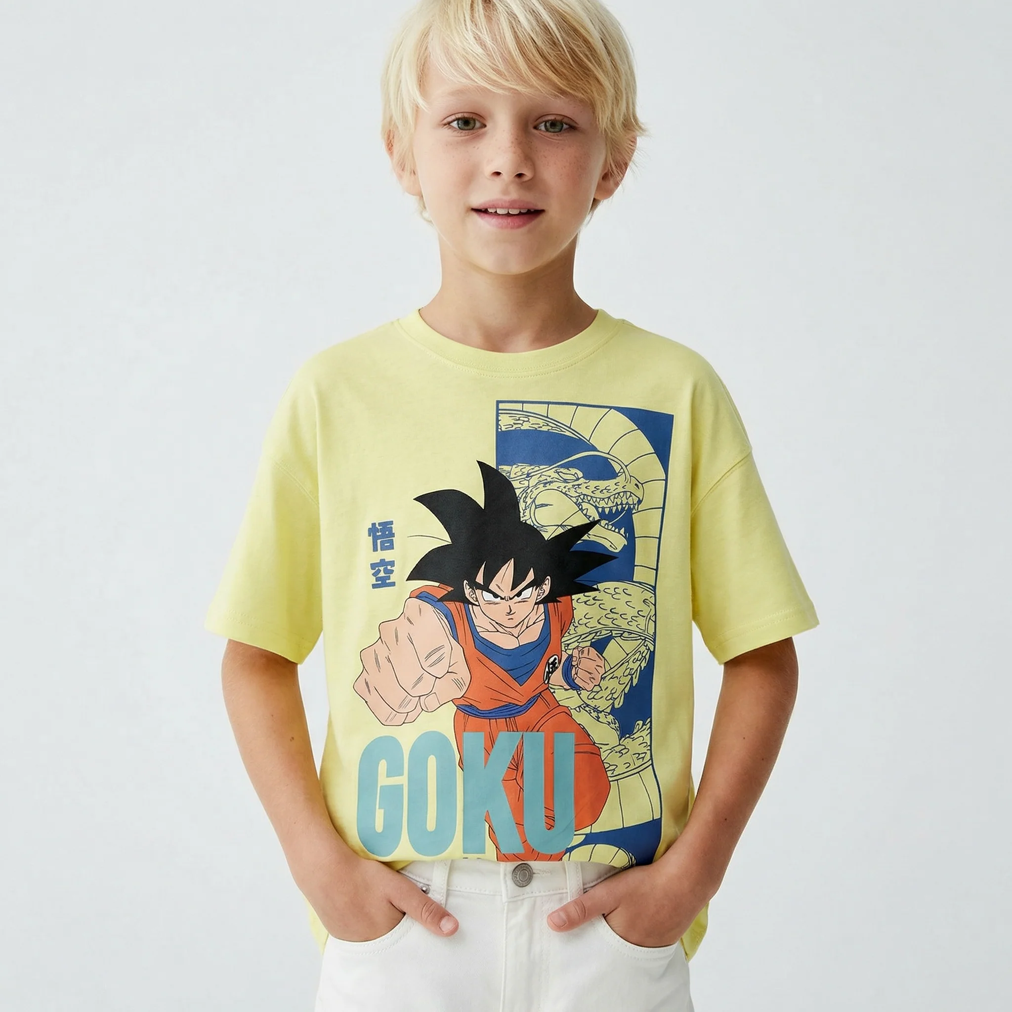 T-shirt Dragon Ball per giovani fan di Goku - Verde - Image 3