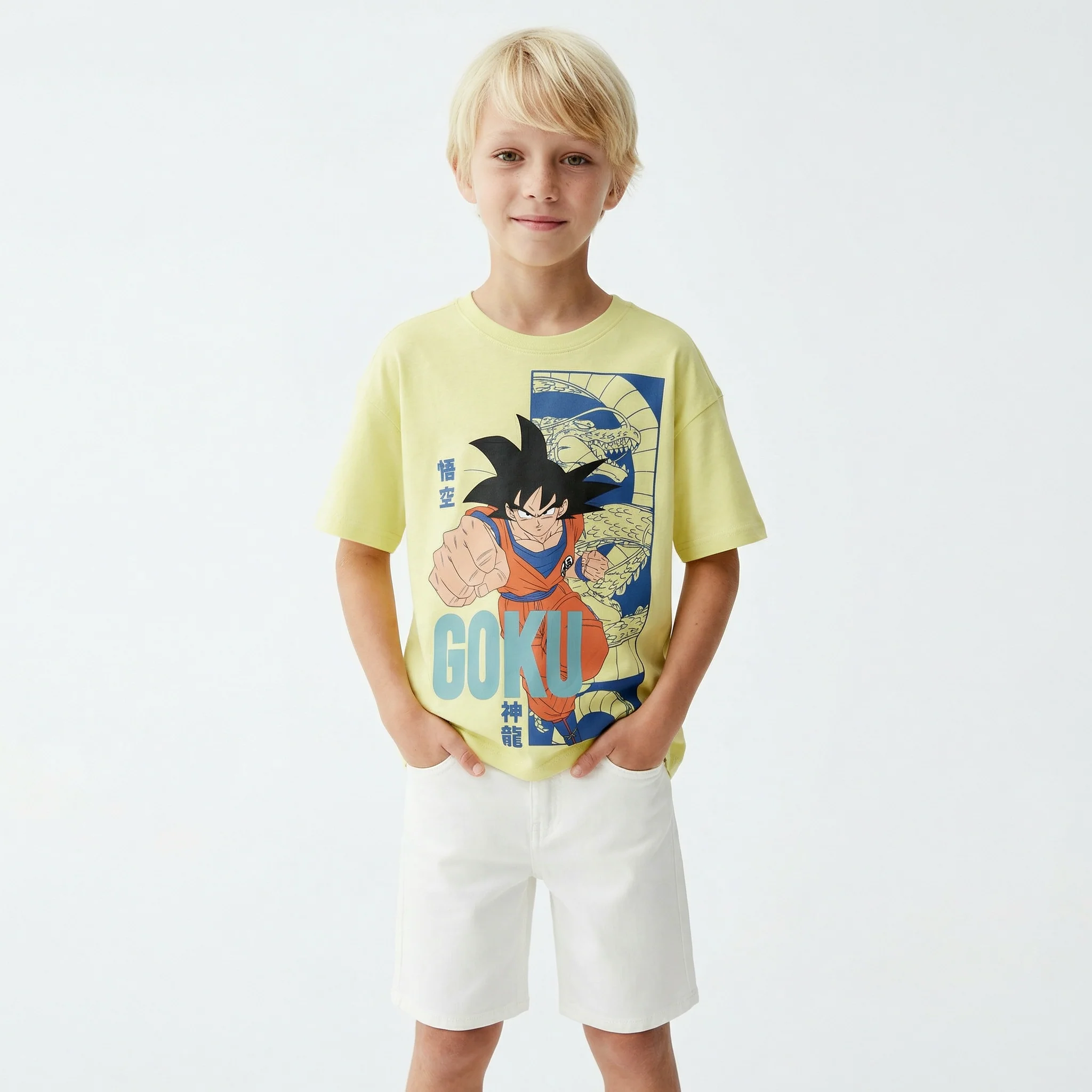 T-shirt Dragon Ball per giovani fan di Goku - Verde - Image 4