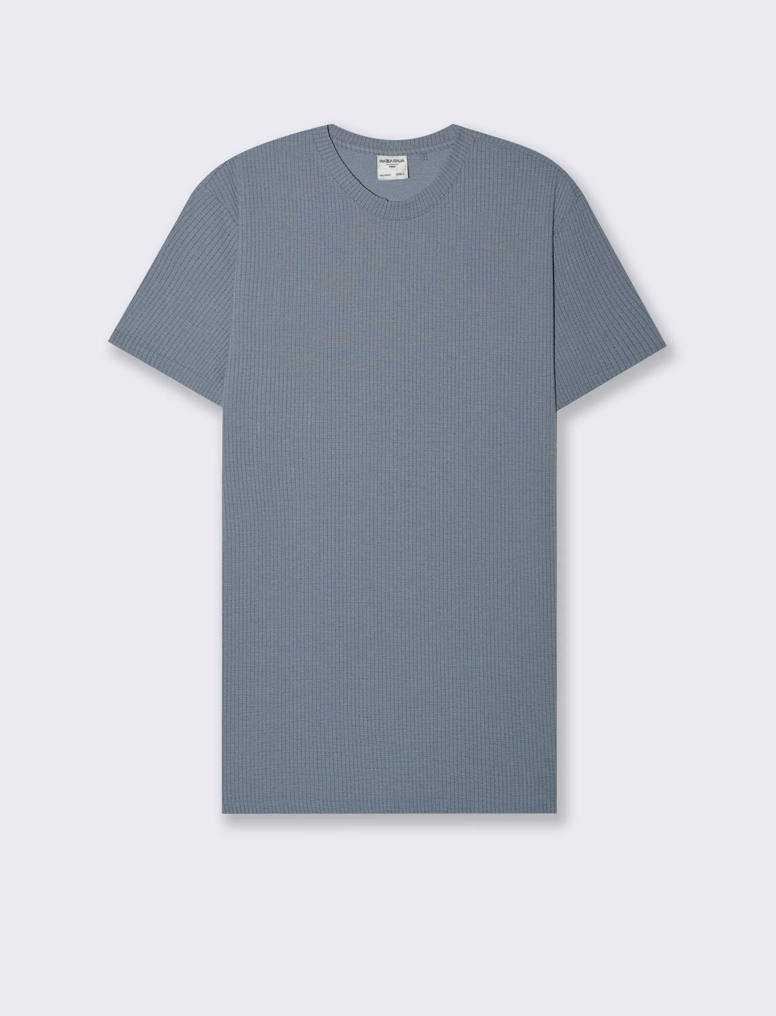 T-shirt effetto maglia jacquard da uomo - CARTA DA ZUCCHERO - Image 4