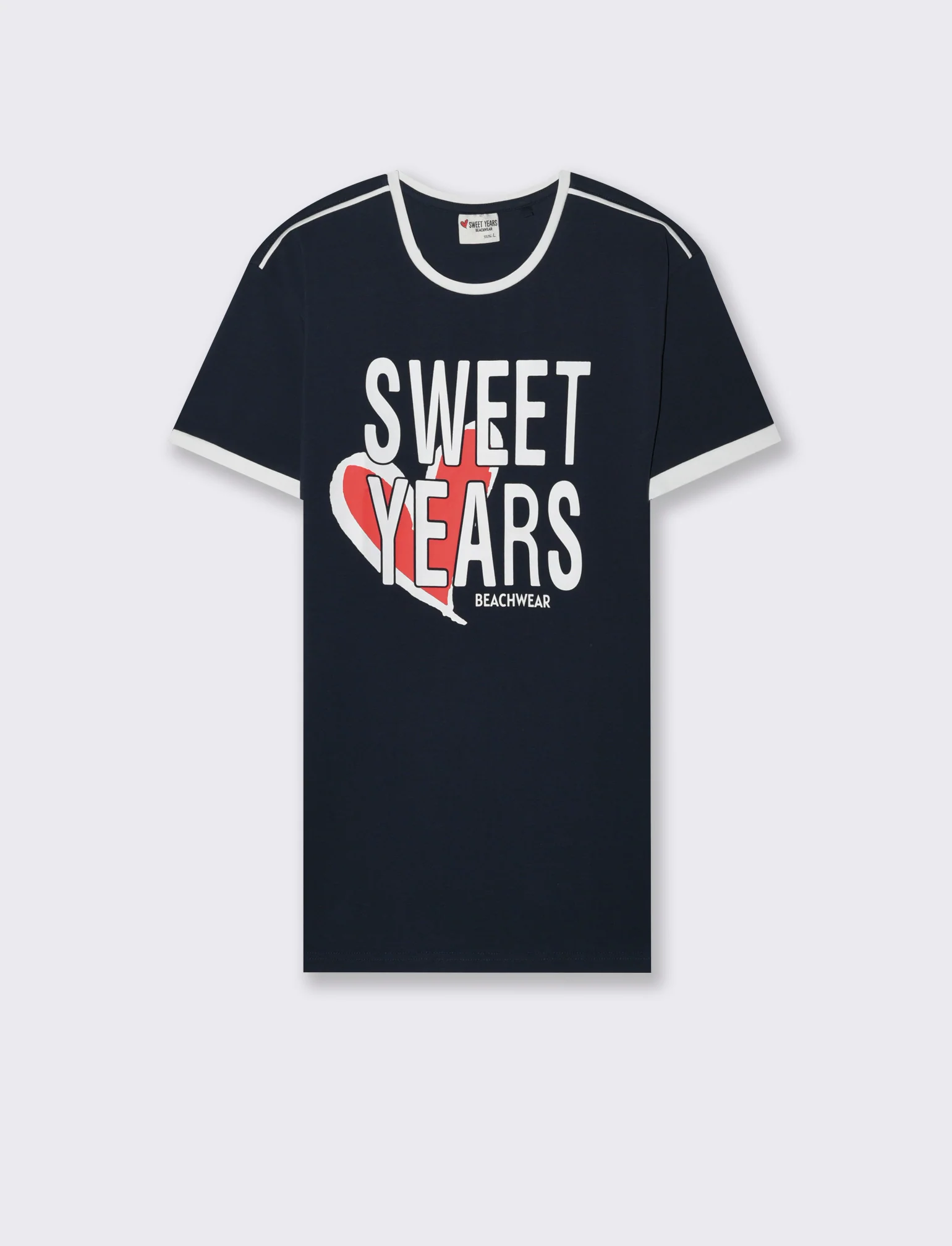 T-shirt elasticizzata con stampa sweet years da uomo - Blu - Image 2