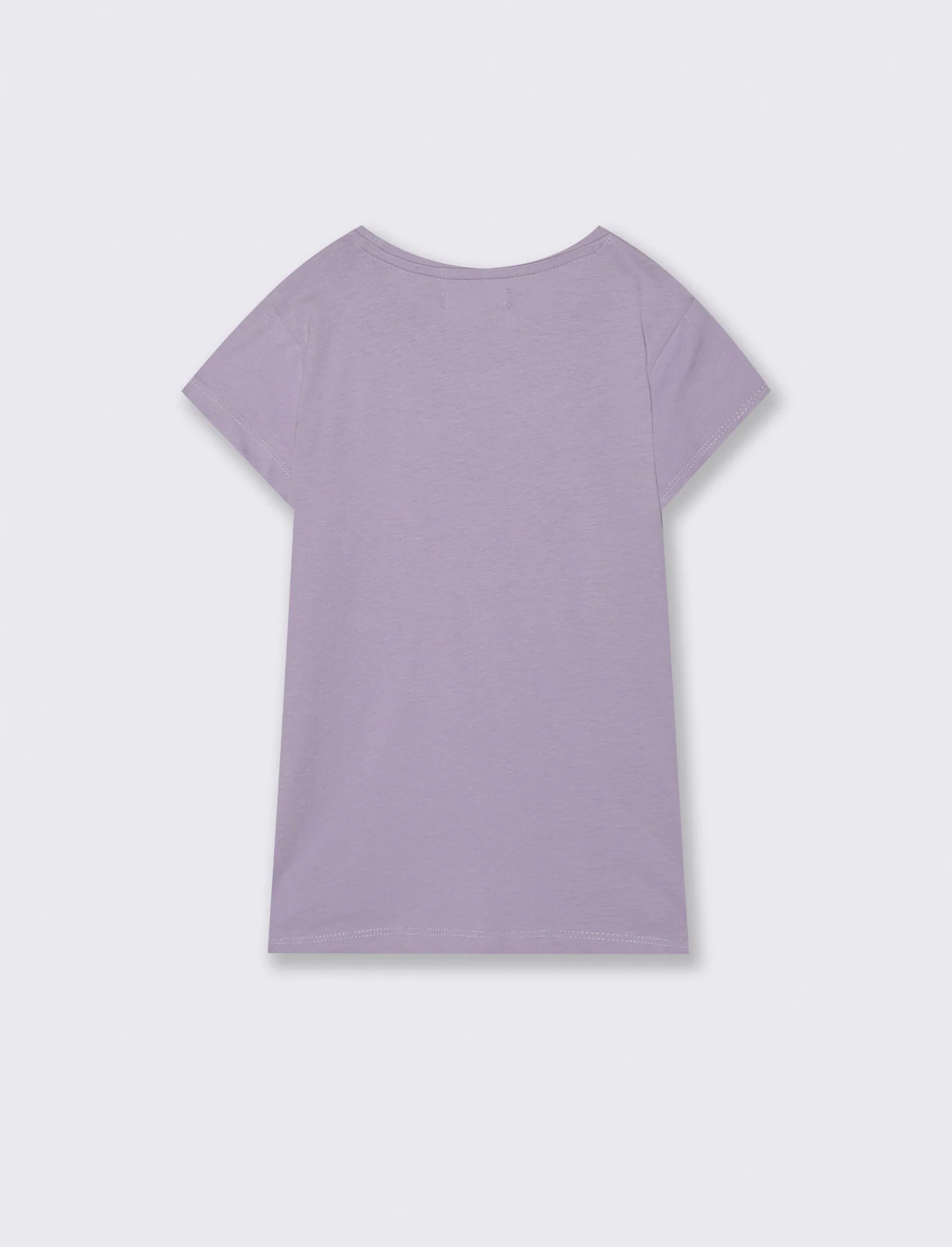 T-shirt estiva bambina con stampa colorata - Lilla - Image 2