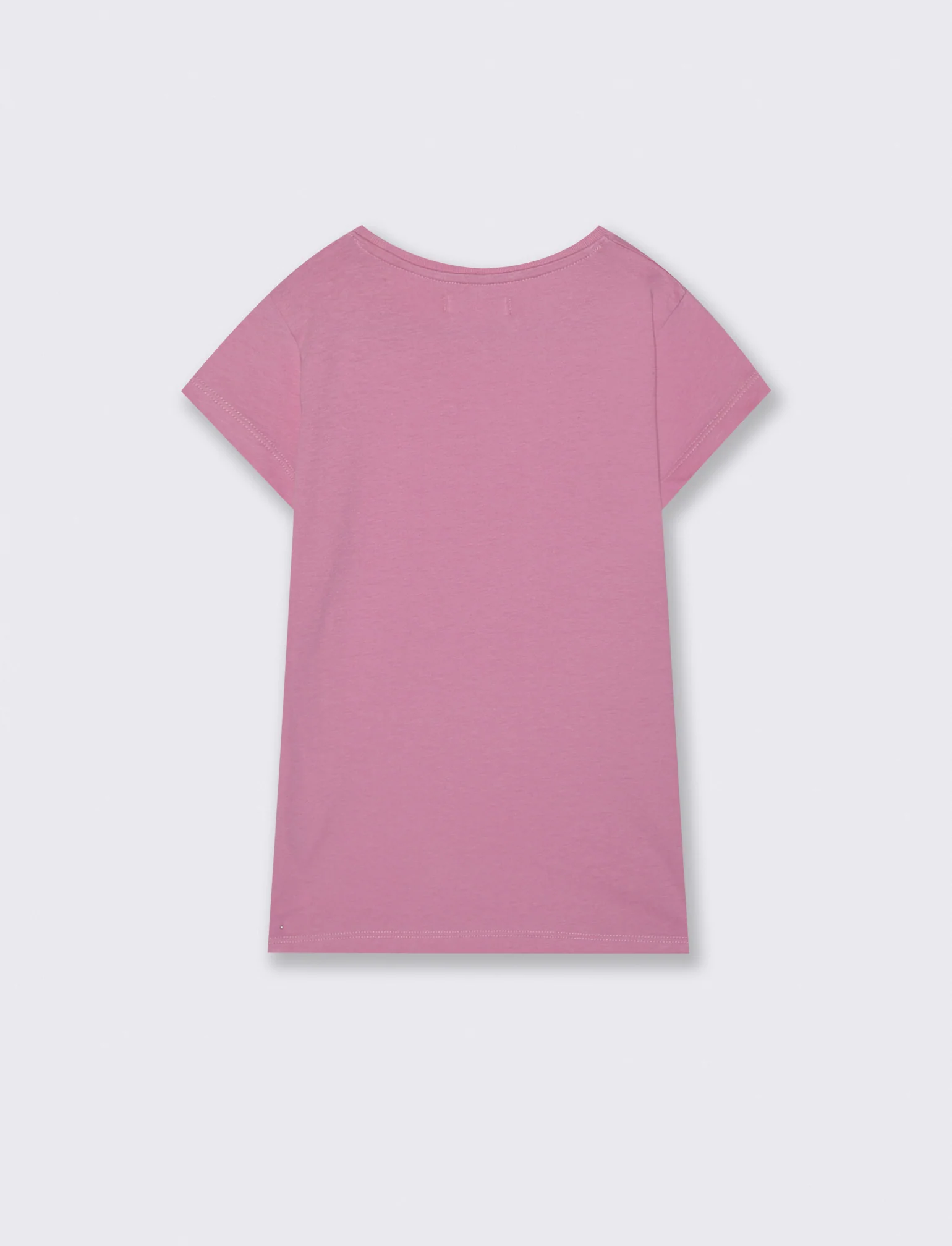 T-shirt estiva bambina con stampa colorata - Rosa candy - Image 2