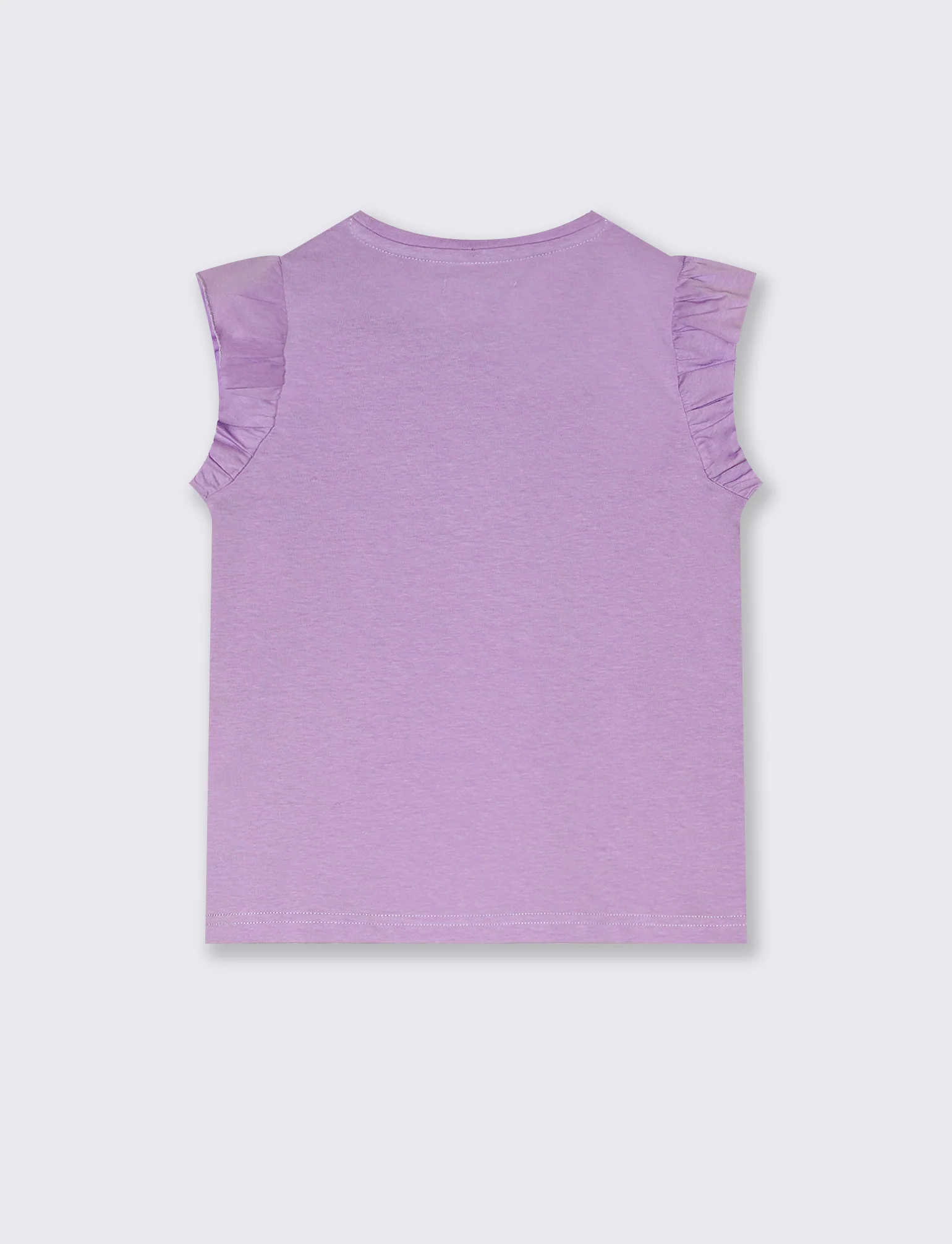 T-shirt estiva da bambina con stampa colorata - Lilla - Image 2