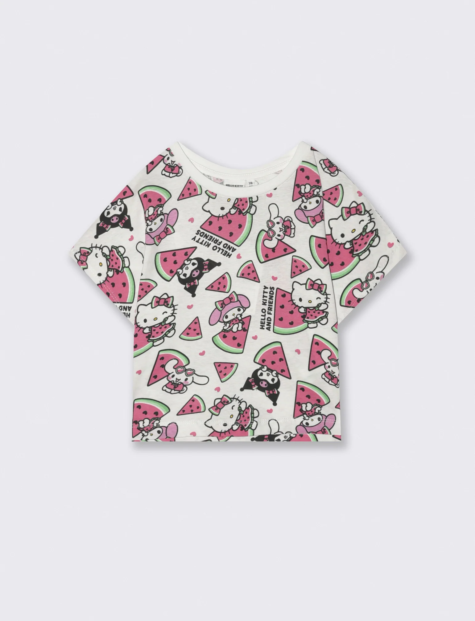 T-shirt estiva Hello Kitty in cotone - Fantasia