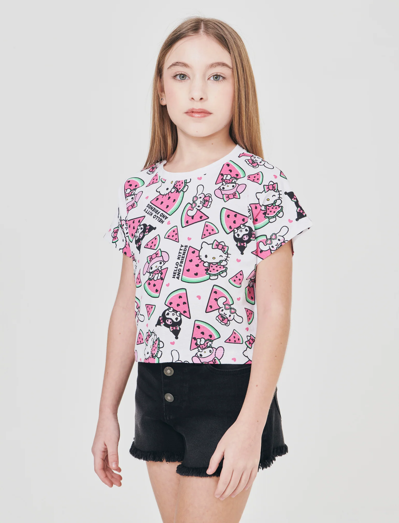 T-shirt estiva Hello Kitty in cotone - Fantasia - Image 3