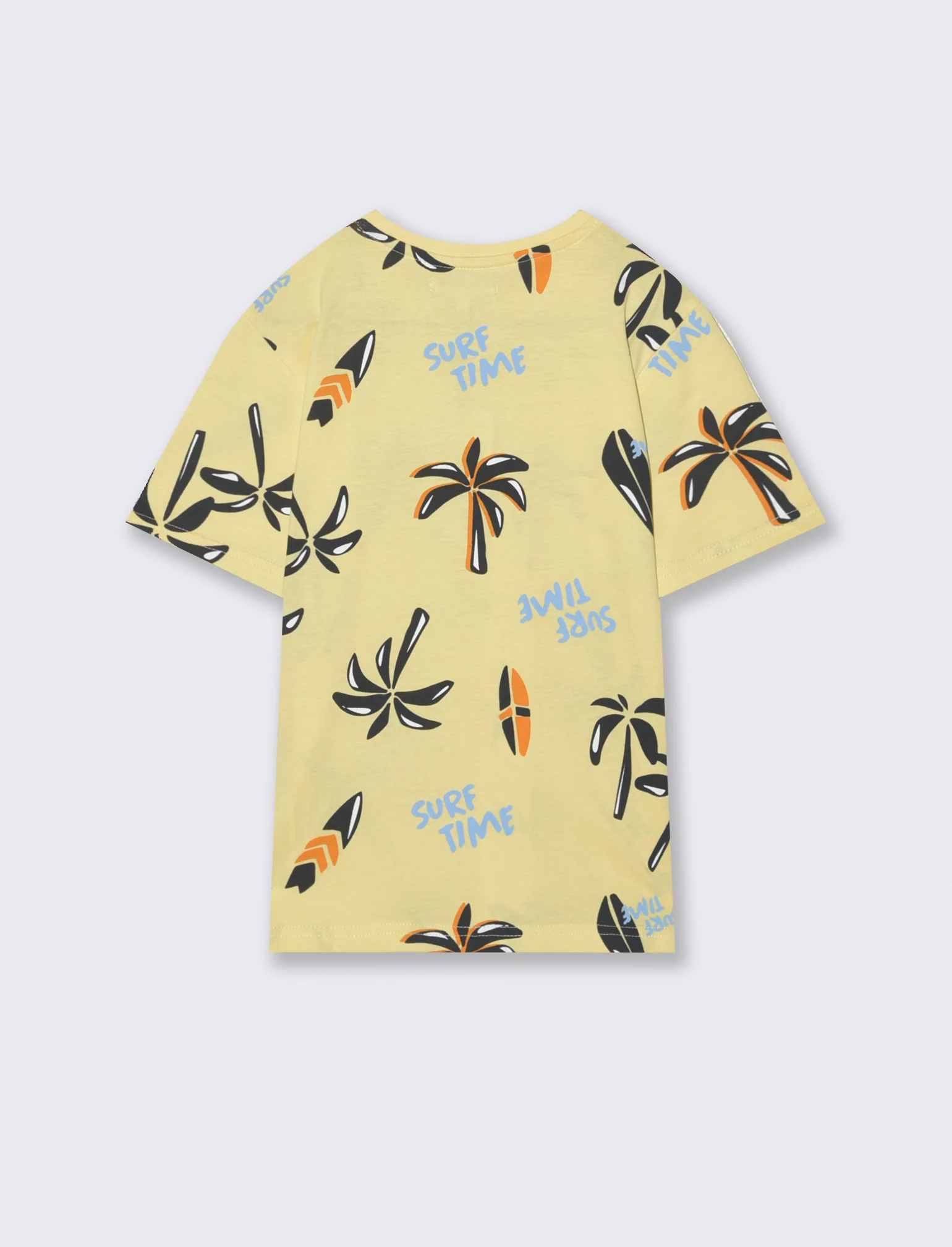T-shirt fantasia mezza manica per il mare - Giallo - Image 2