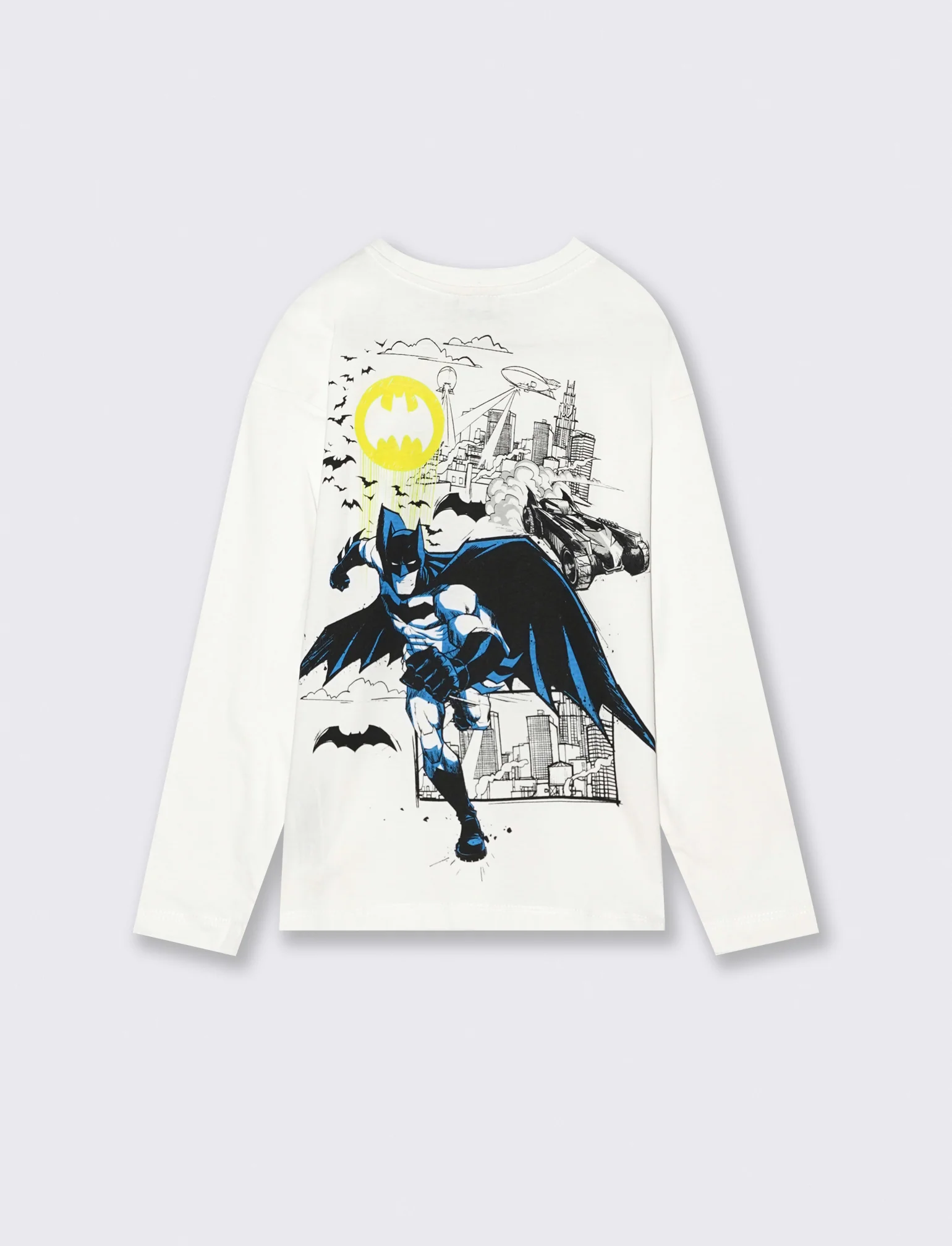 T-SHIRT GIRO COLLO  DC COMIC - Bianco - Image 2
