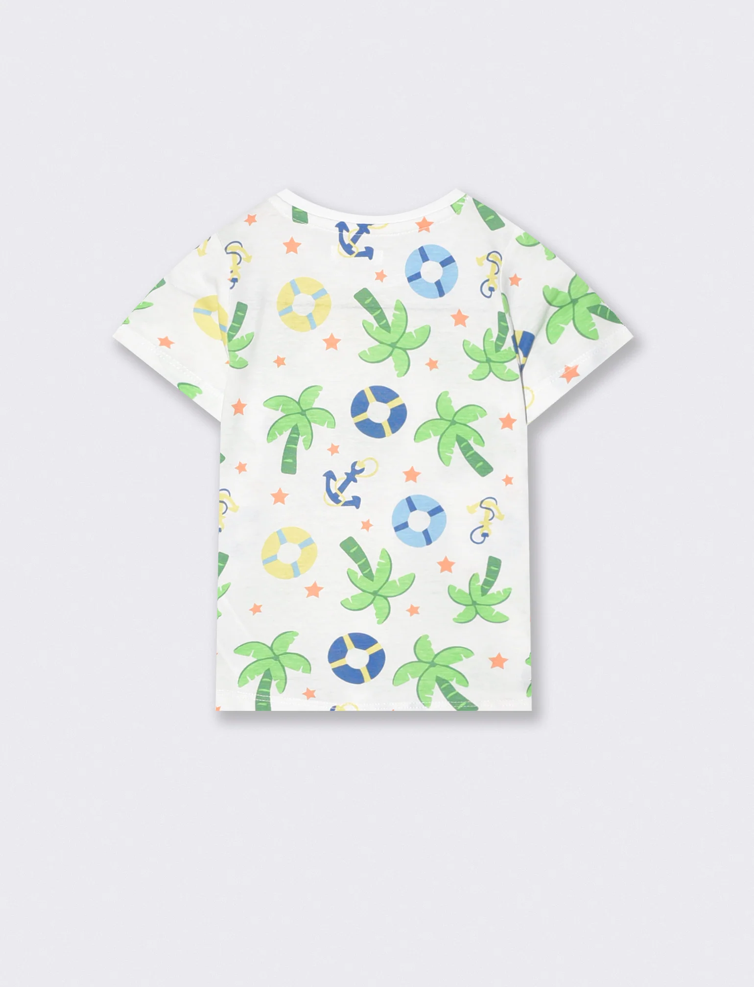 T shirt girocollo a fantasia casual - Fantasia - Image 2
