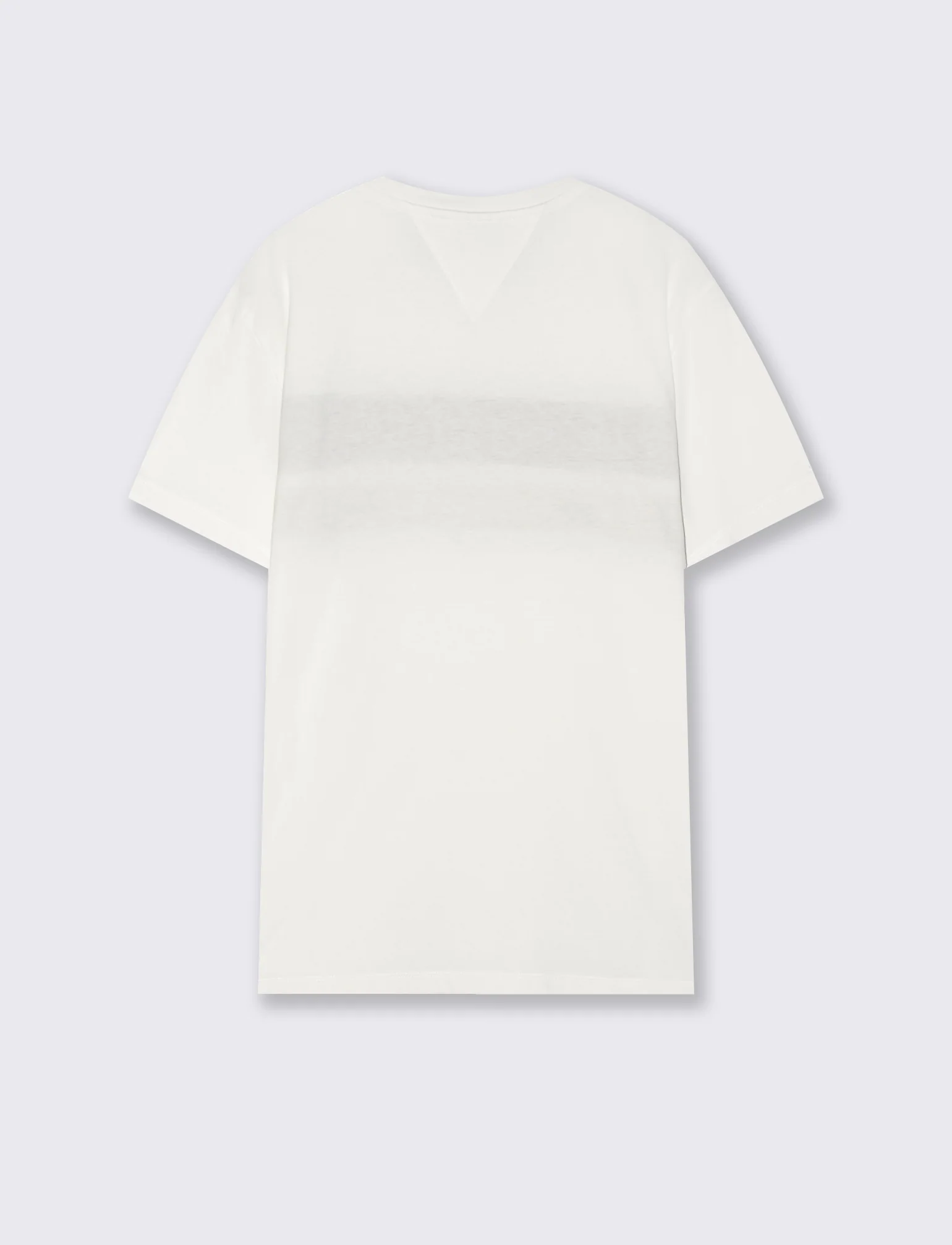 T-shirt girocollo con fascia e ricamo - Bianco - Image 5