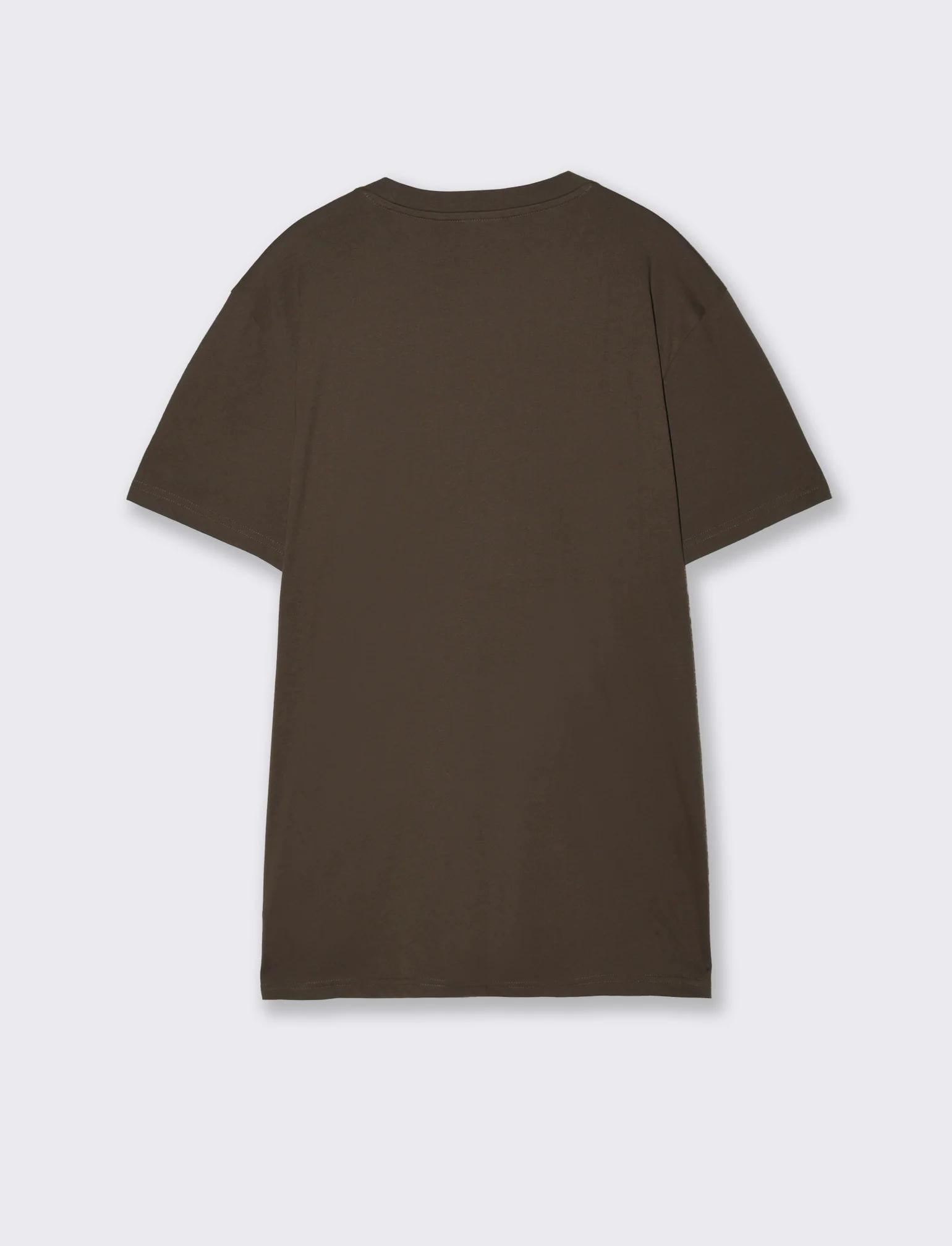 T-shirt girocollo con stampa 3D effetto - Moro - Image 2