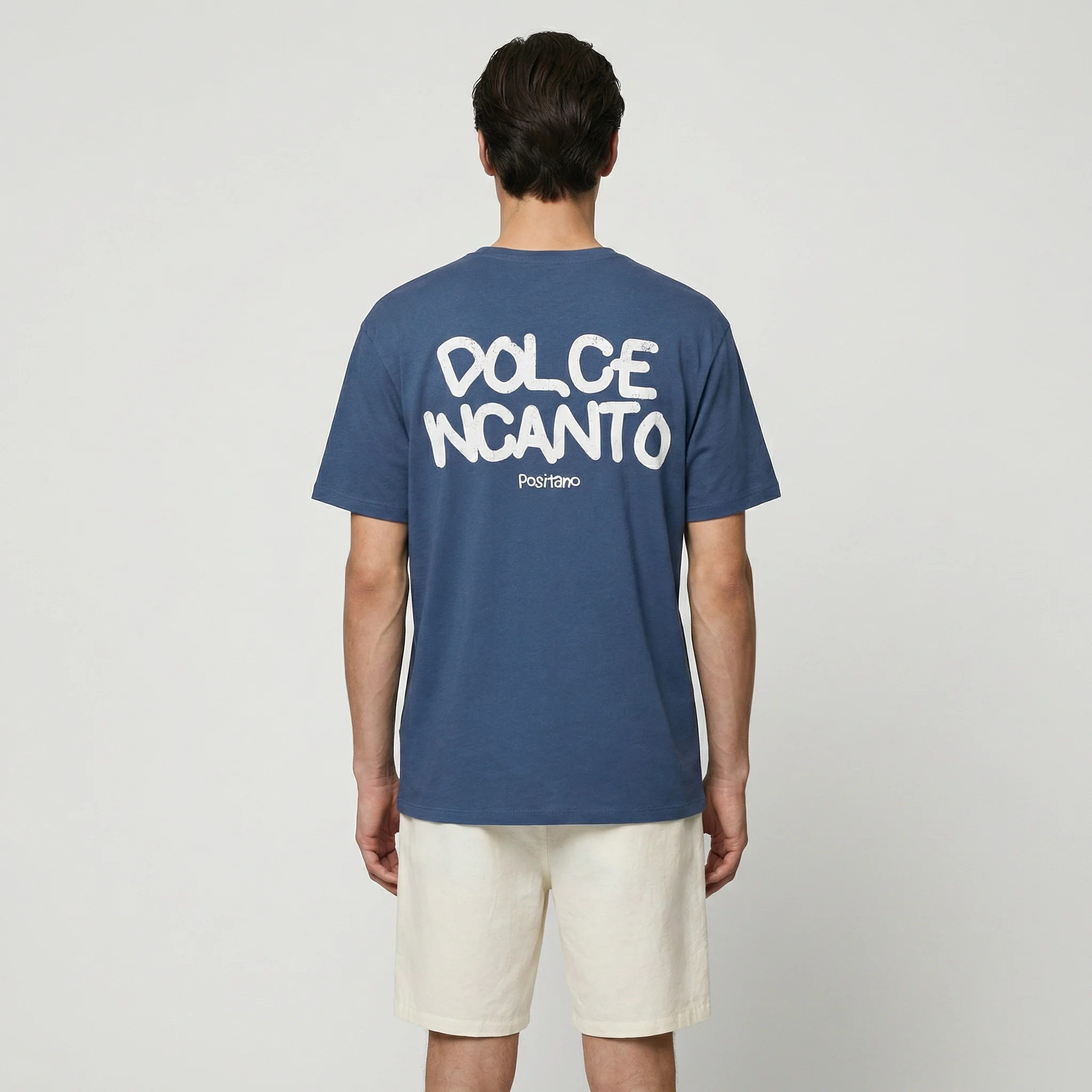 T-shirt girocollo con stampa spray effetto - Avion - Image 4