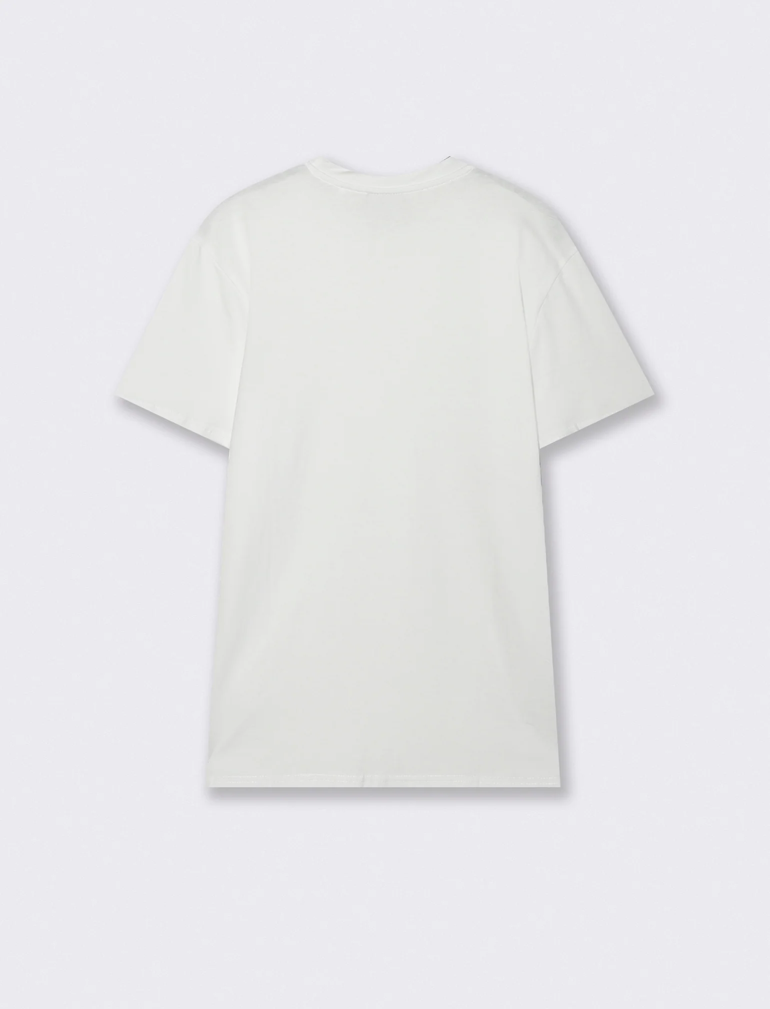 T-shirt girocollo cotone premium maniche corte - Bianco - Image 2