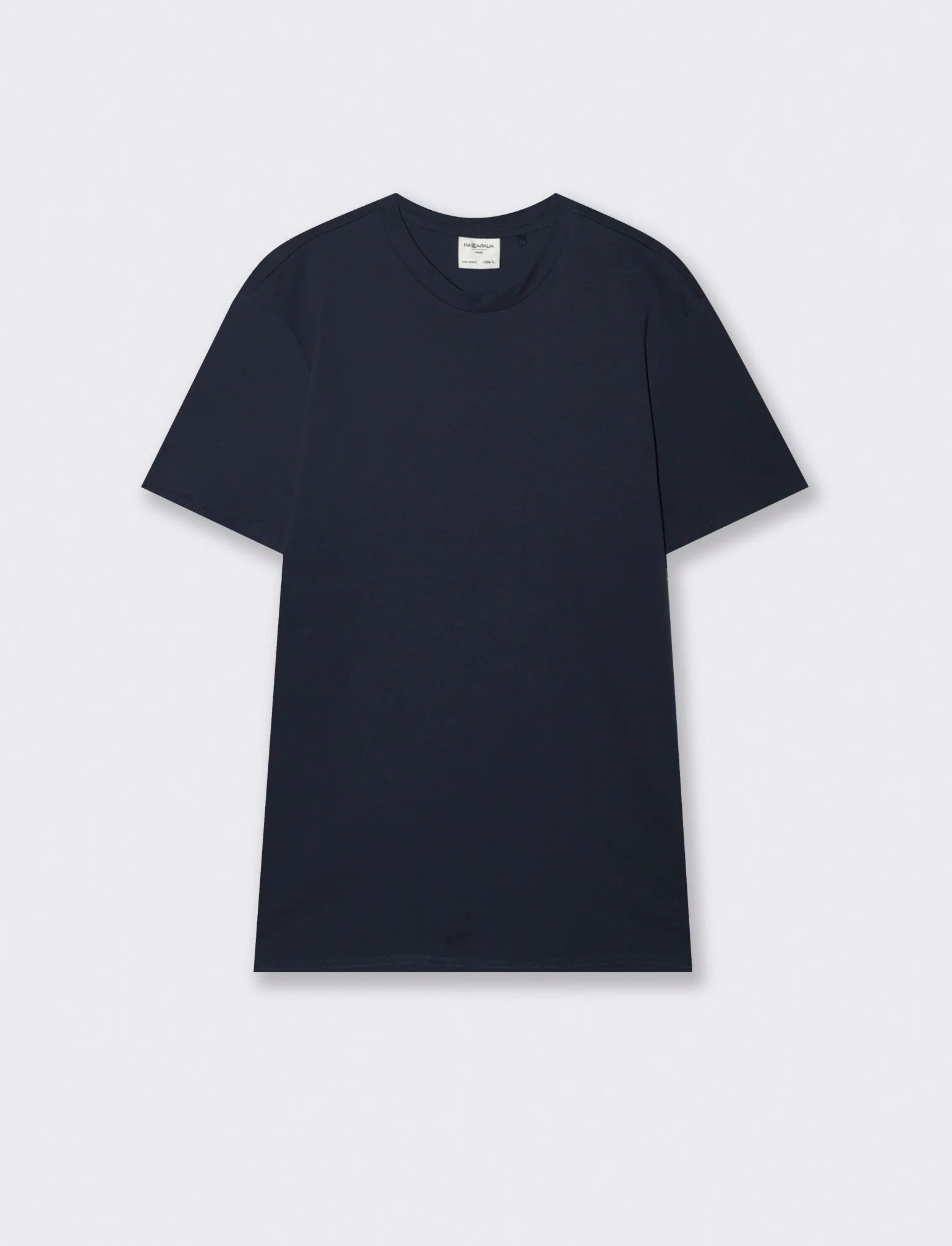 T-shirt girocollo cotone premium maniche corte - Blu