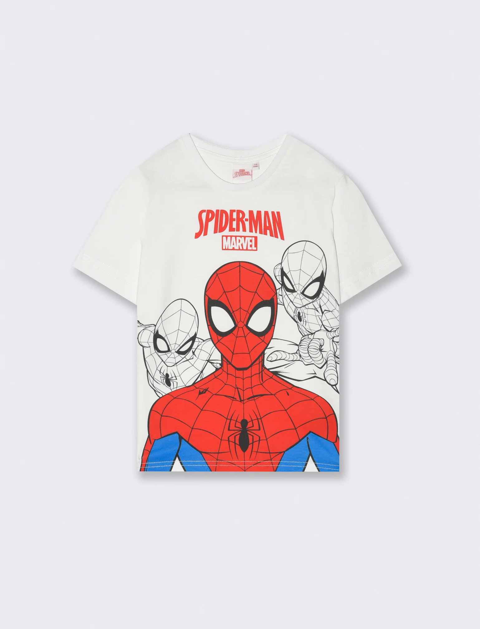 T-shirt girocollo Spiderman da bambino - Bianco - Image 3
