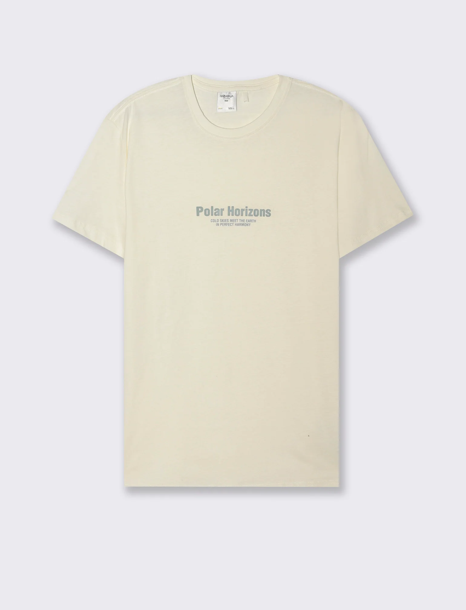 T-SHIRT IN COTONE CON STAMPA A RILIEVO - Bianco - Image 2