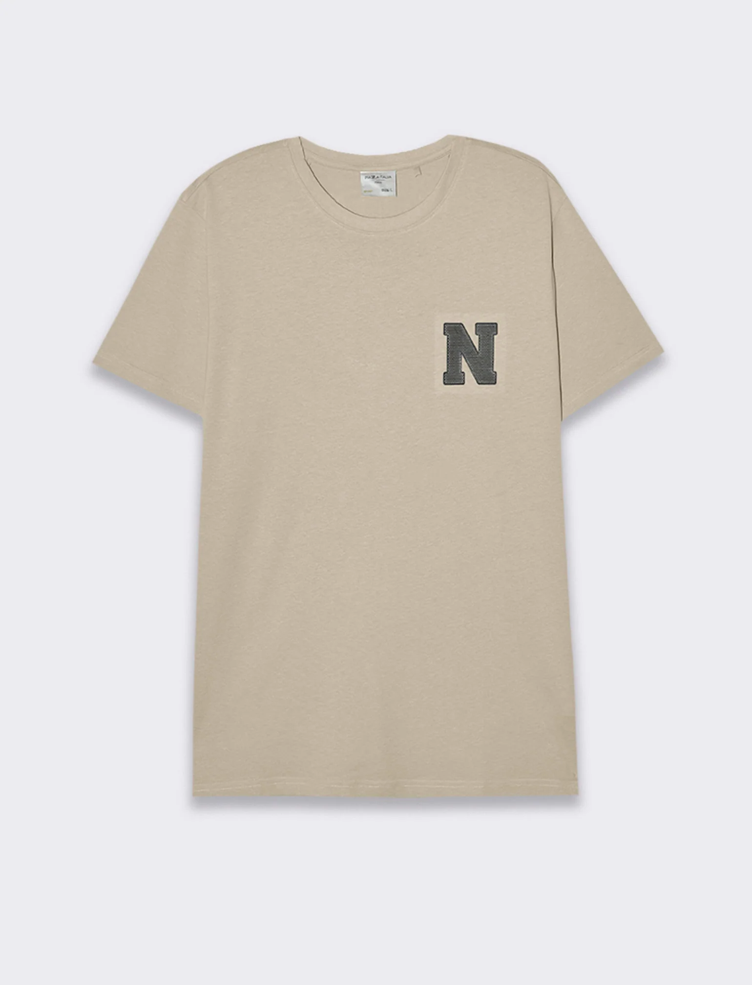T-shirt in cotone con stampa da uomo - Grigio ghiaccio - Image 4