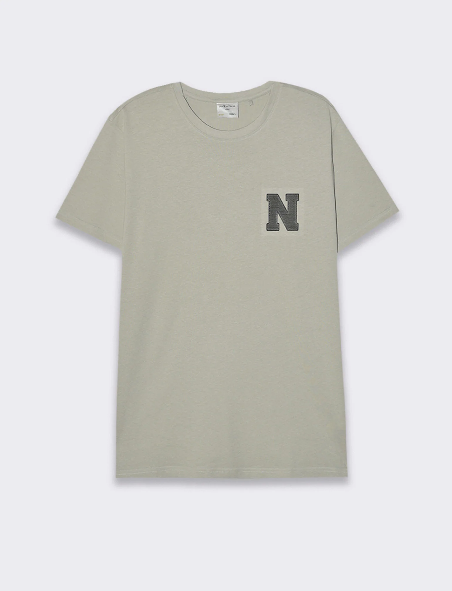 T-shirt in cotone con stampa da uomo - Verde - Image 4